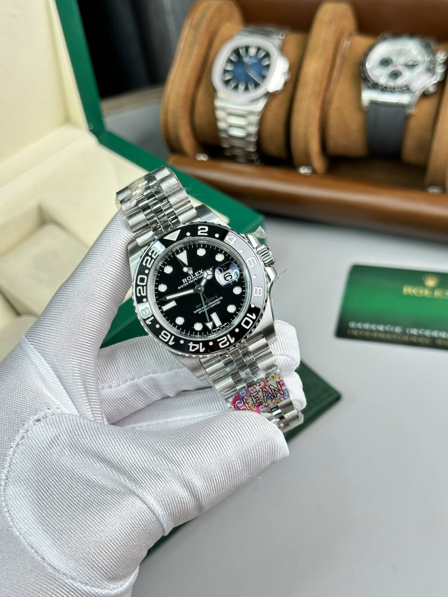Rolex GMT-Master II 116710LN Replica Watch Black Dial Clean Factory 40mm - Elite Watch Atelier