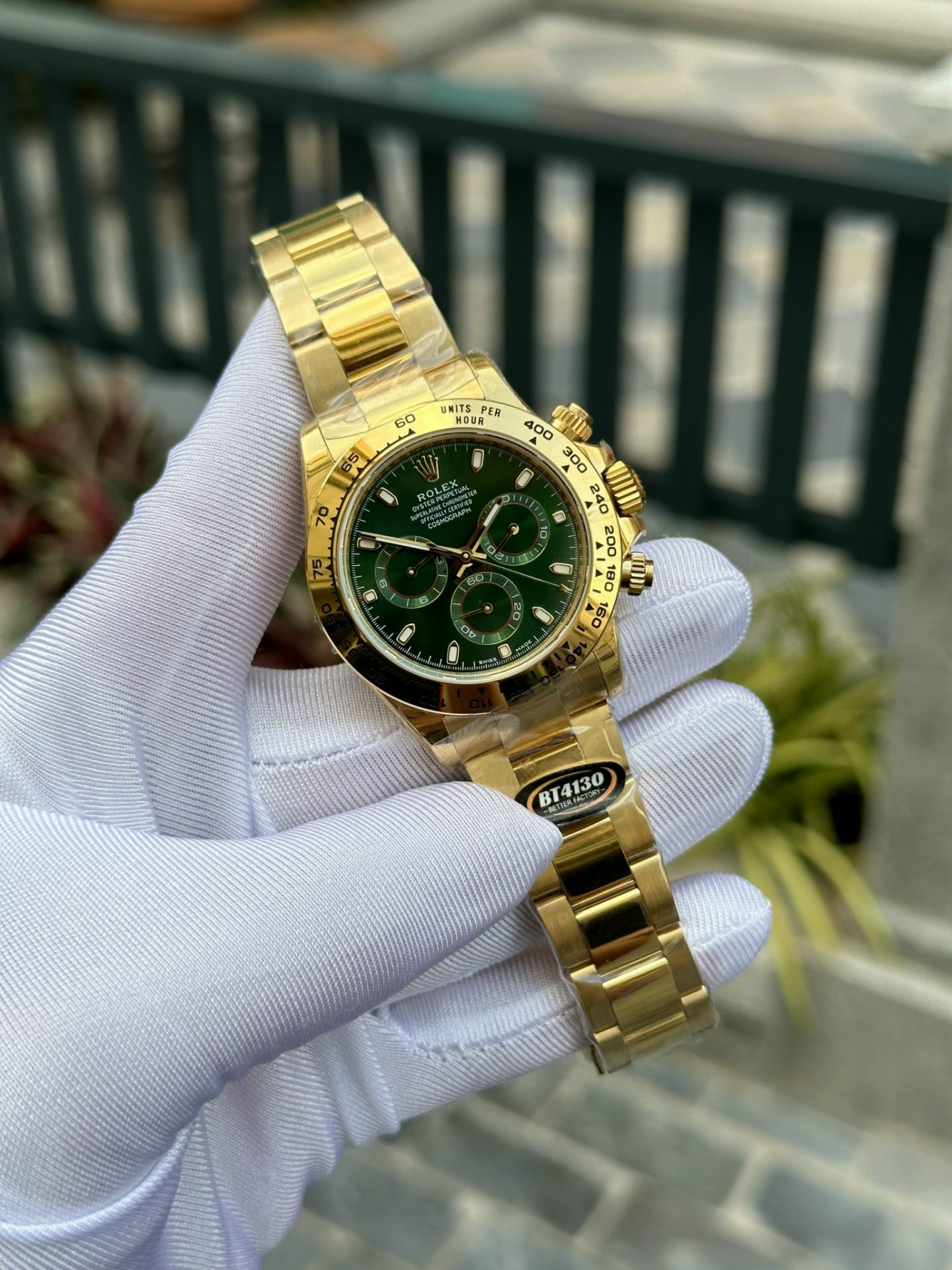 Rolex Replica 1:1 Watch Daytona 116508 Switzerland Green Dial BT Factory 40mm - Elite Watch Atelier