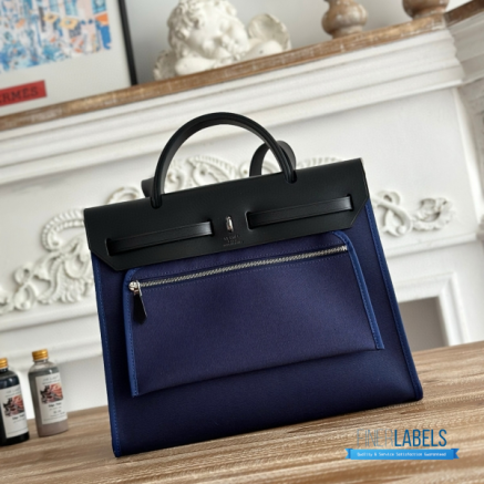 Hermès Herbag Zip 31 Bag | 31x25x10 cm | Luxury Canvas & Leather Shoulder Bag for Women | Spacious Everyday Hermès Tote1:1High-quality replica