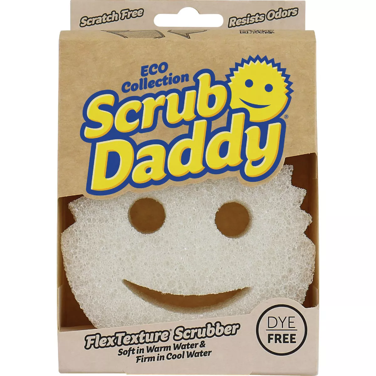 Scrub Daddy Eco Collection Dye Free FlexTexture Scrubber