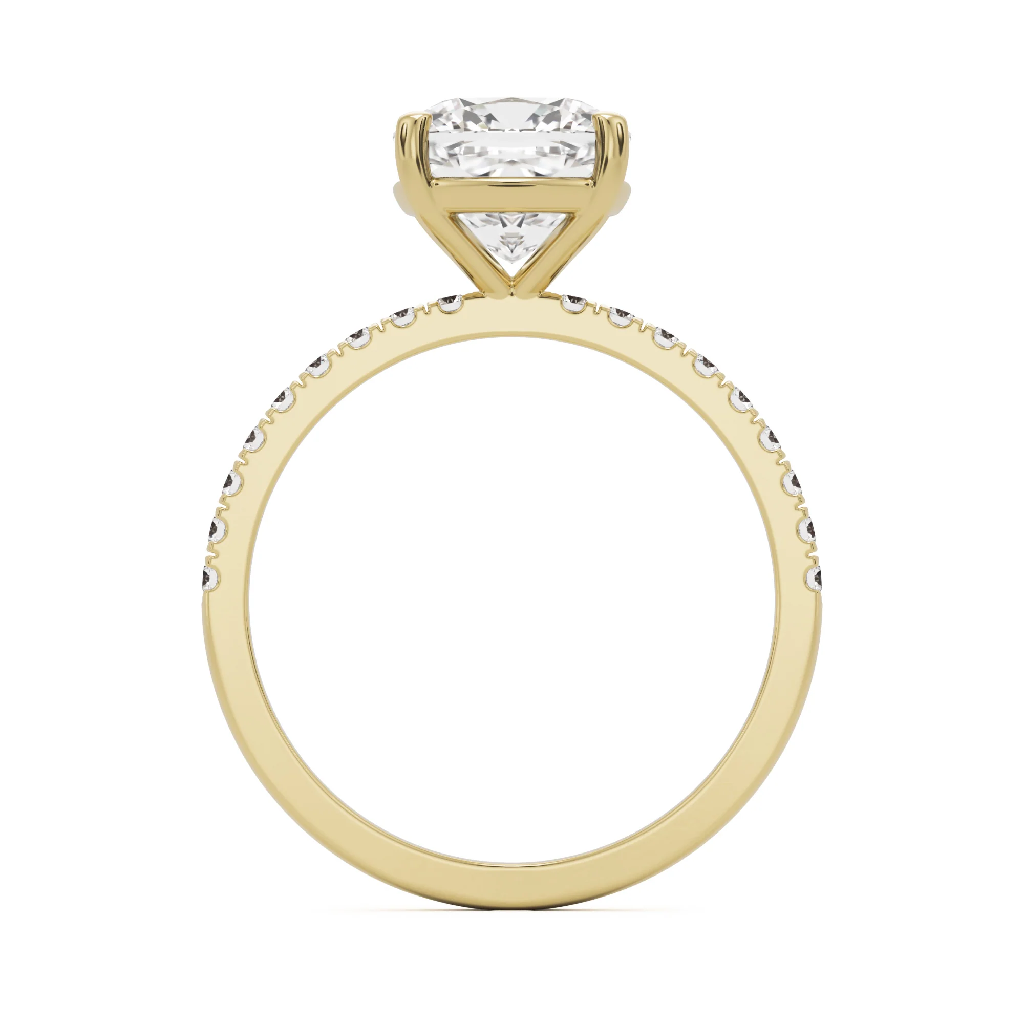 The Elongated Cushion Pavé