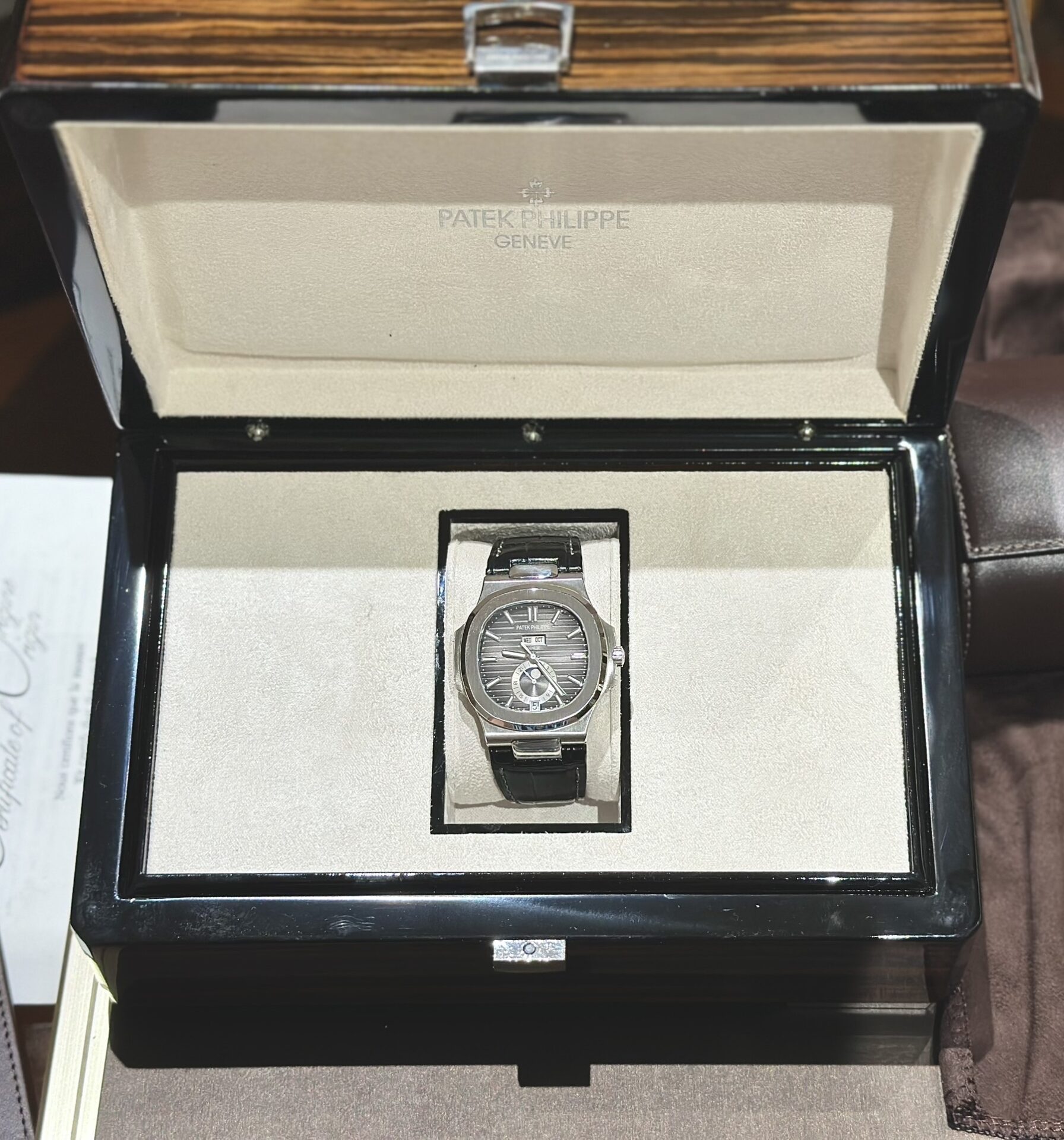 Patek Philippe Replica Watch Nautilus 5726G Gray Dial PPF Factory 40.5mm - Top club