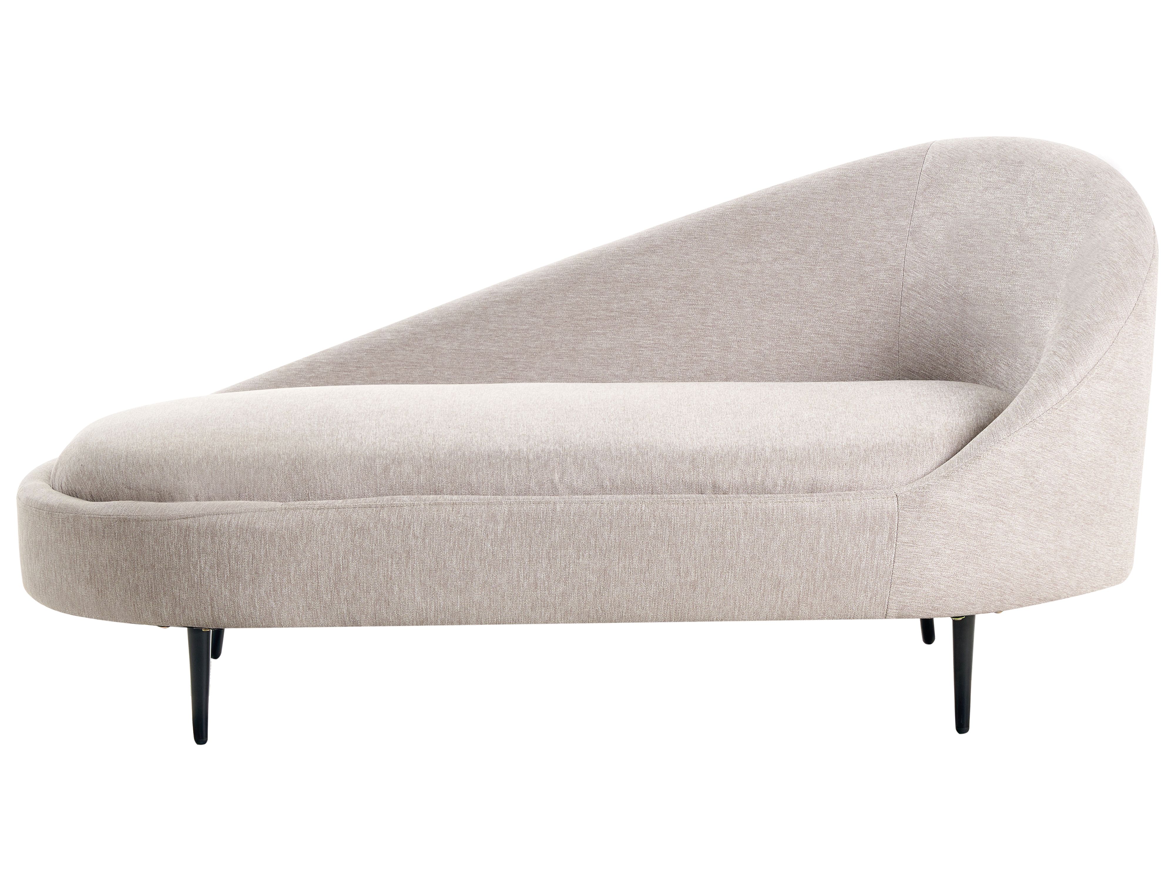 Right-Hand Chaise Lounge VALREAS Fabric Taupe