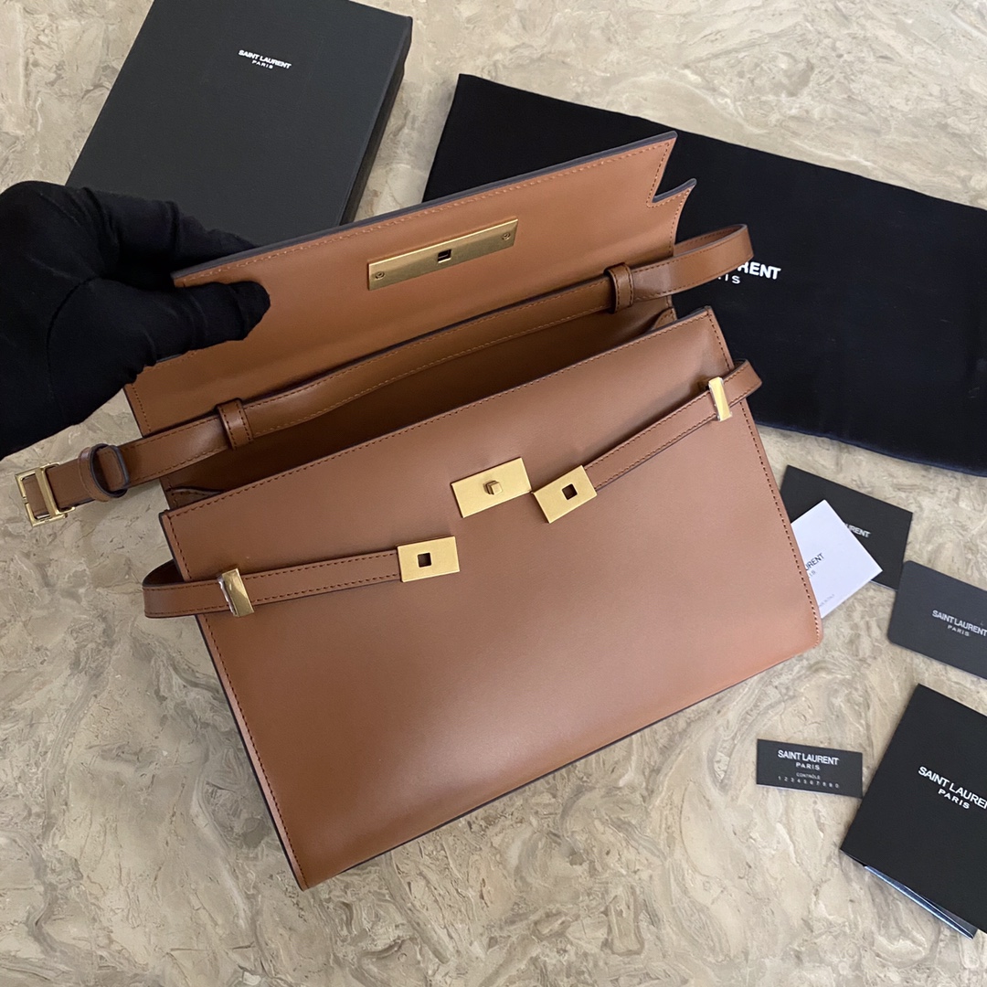 MANHATTAN MEDIUM SHOPPING BAG IN BOX SAINT LAURENT LEATHER1:1High-quality replica