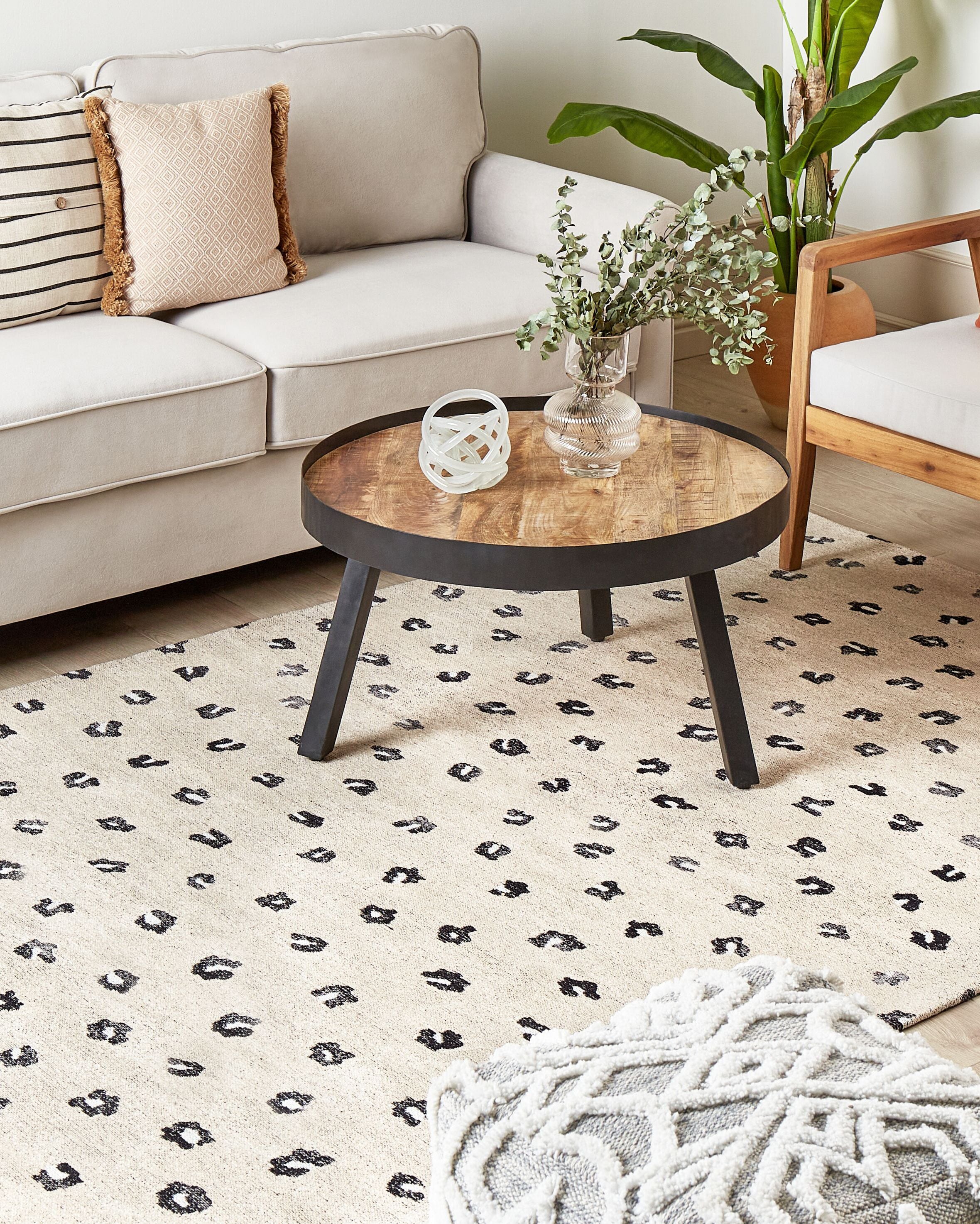 Rug AFIS Beige 160 x 230 cm Cotton
