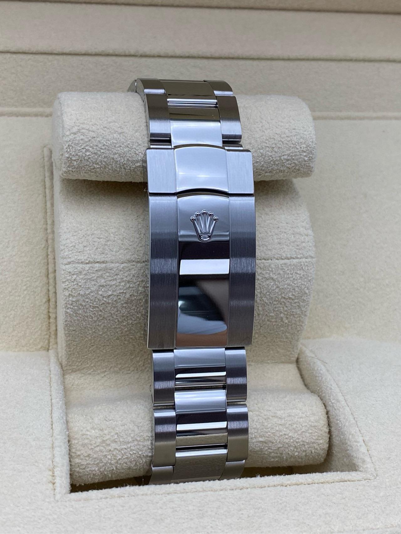 Sky Dweller Blue Dial 18K White Gold Bezel Steel Jubilee Men's Watch 326934(1:1 replica) - Top club