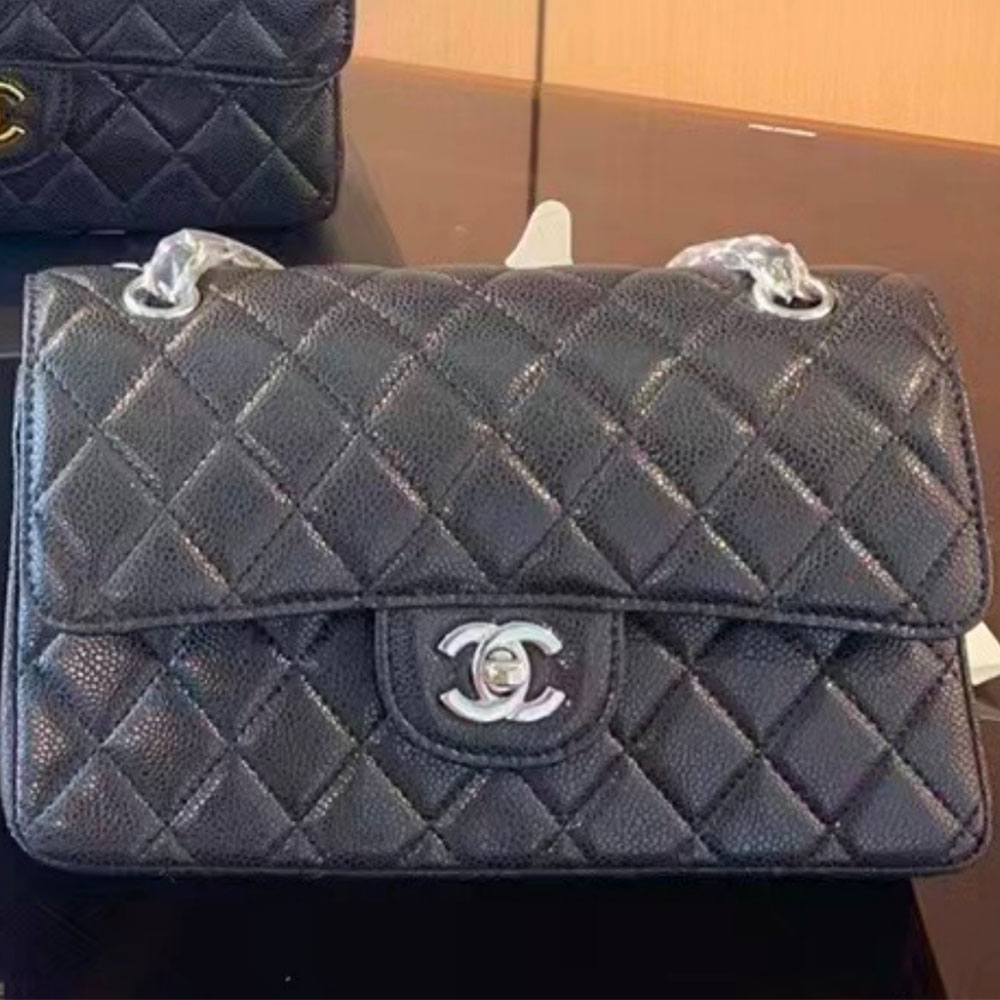 Chanel Caviar CF Small 23CM(Replica)1:1High-quality replica