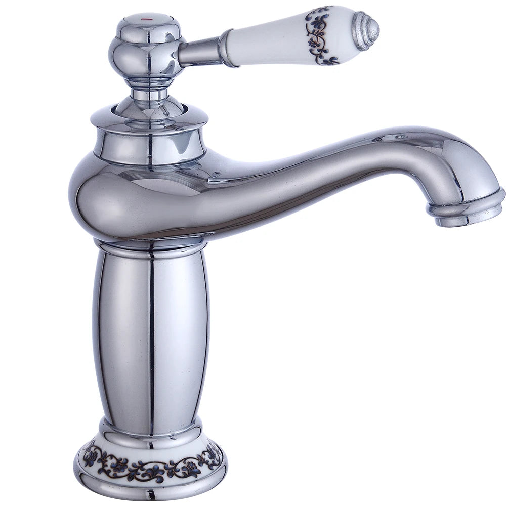 AntiqueGold | Enkelvoudige Handgreep Wastafelmixer
