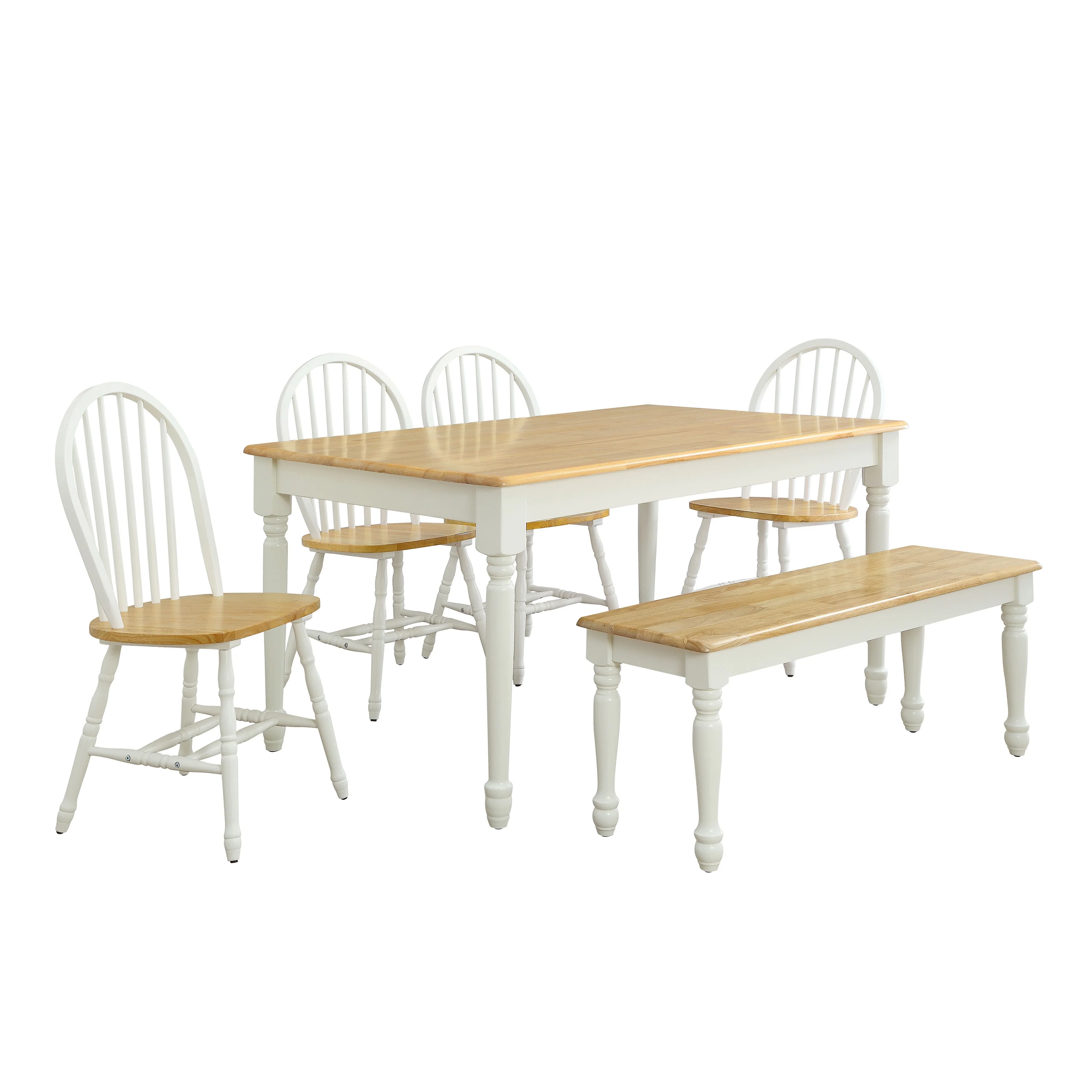 Better Homes and Gardens Autumn Lane Farmhouse Dining Table, Multiple Finishes - Image 6