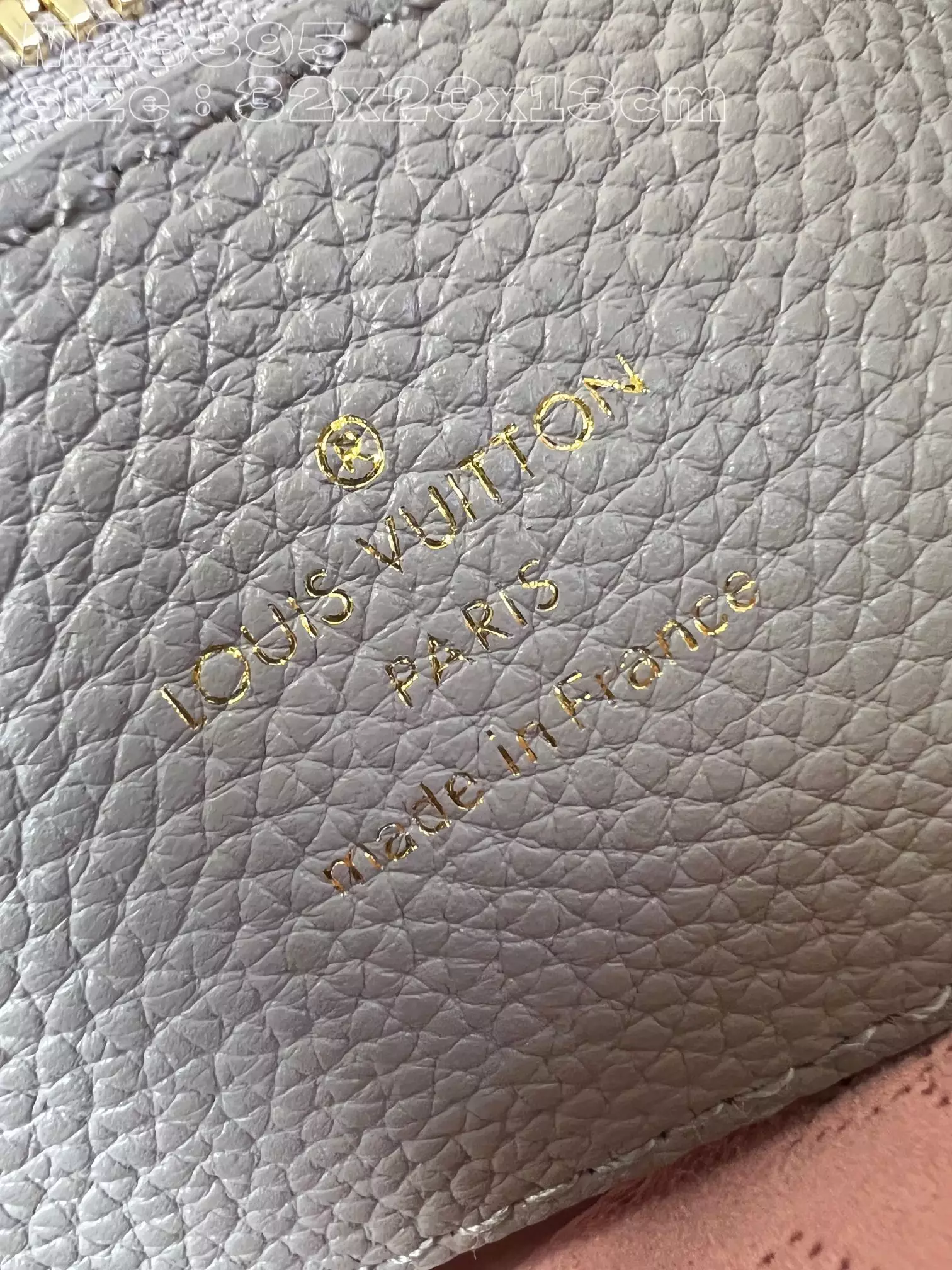 Bella Tote Gray Mahina Calfskin1:1High-quality replica