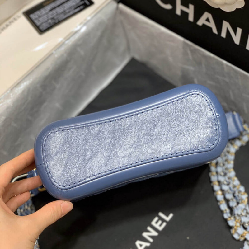 Replica Chanel Gabrielle Small Hobo Bag Denim Calfskin A91810
