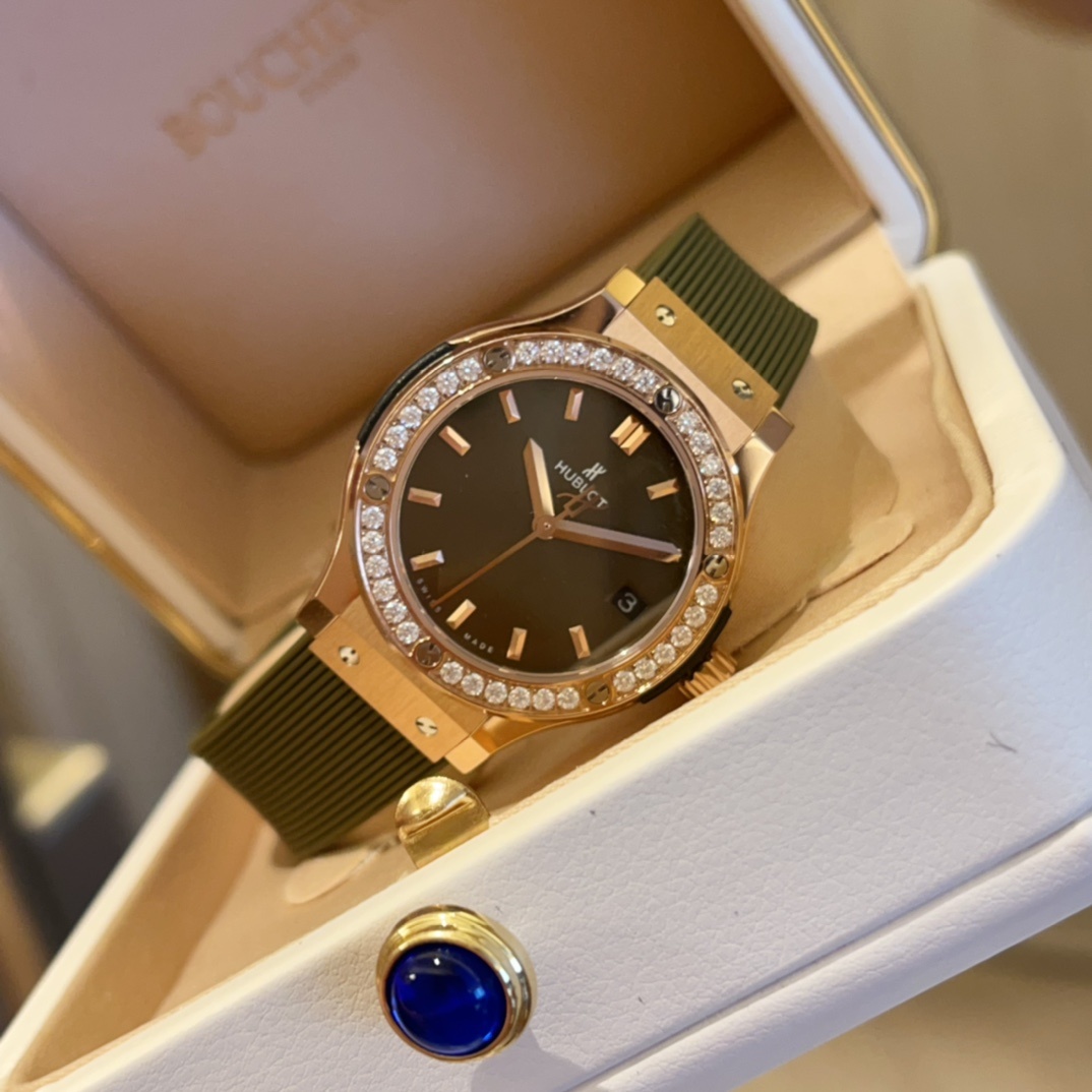 Hublot Classic 33mm High-End Women's Watch(1:1 replica) - Top club