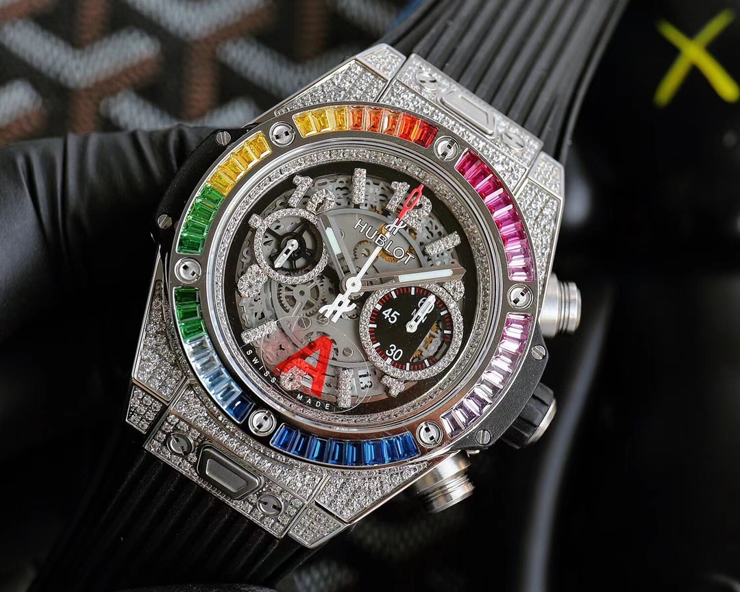 Big Bang Unico Titanium Rainbow 42mm(1:1 replica) - Top club