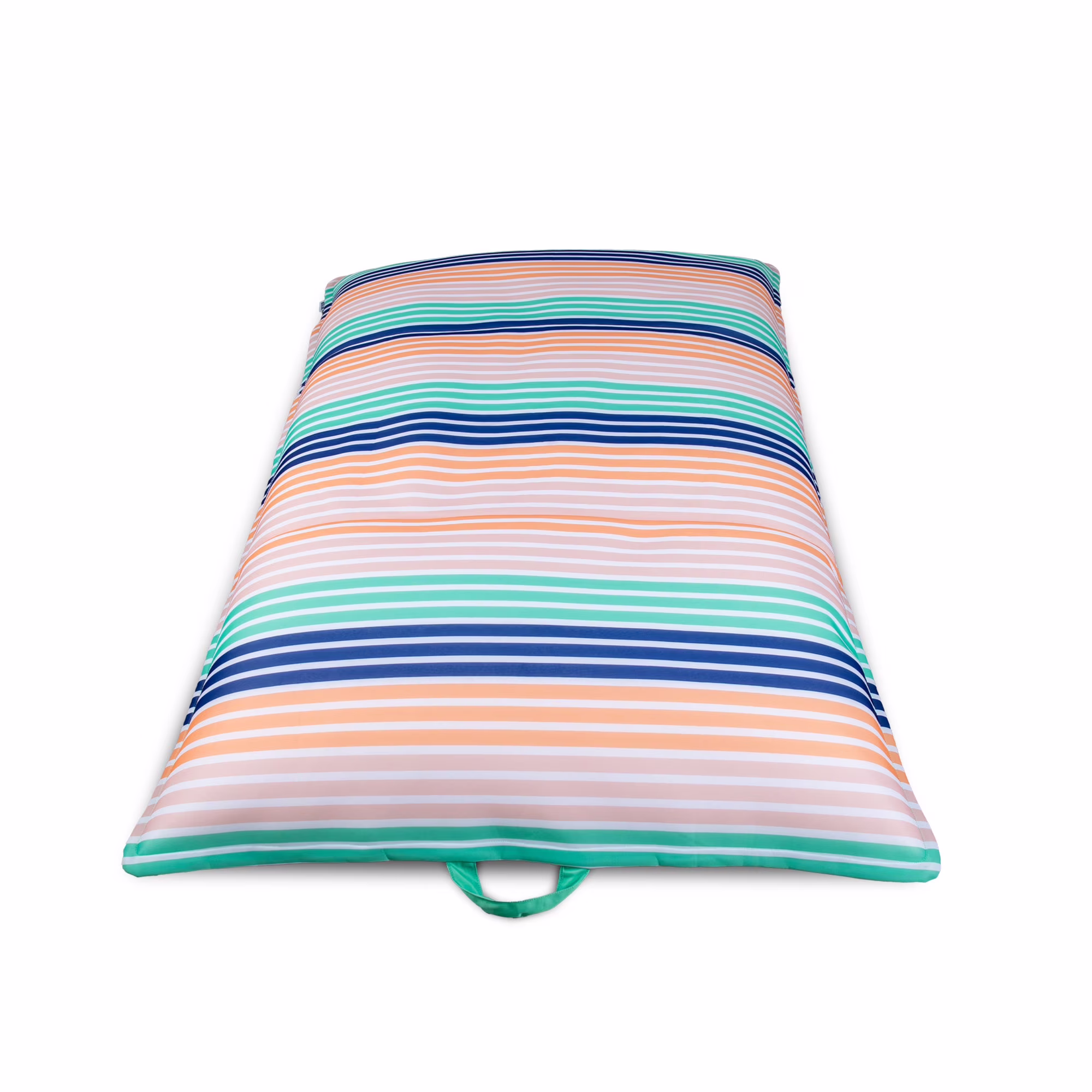 Big Joe Lagoon Lounger No Inflation Needed Pool Float, Americana Nautical Stripe Double Sided Mesh, Quick Draining Fabric, 5 feet Giant - Image 22