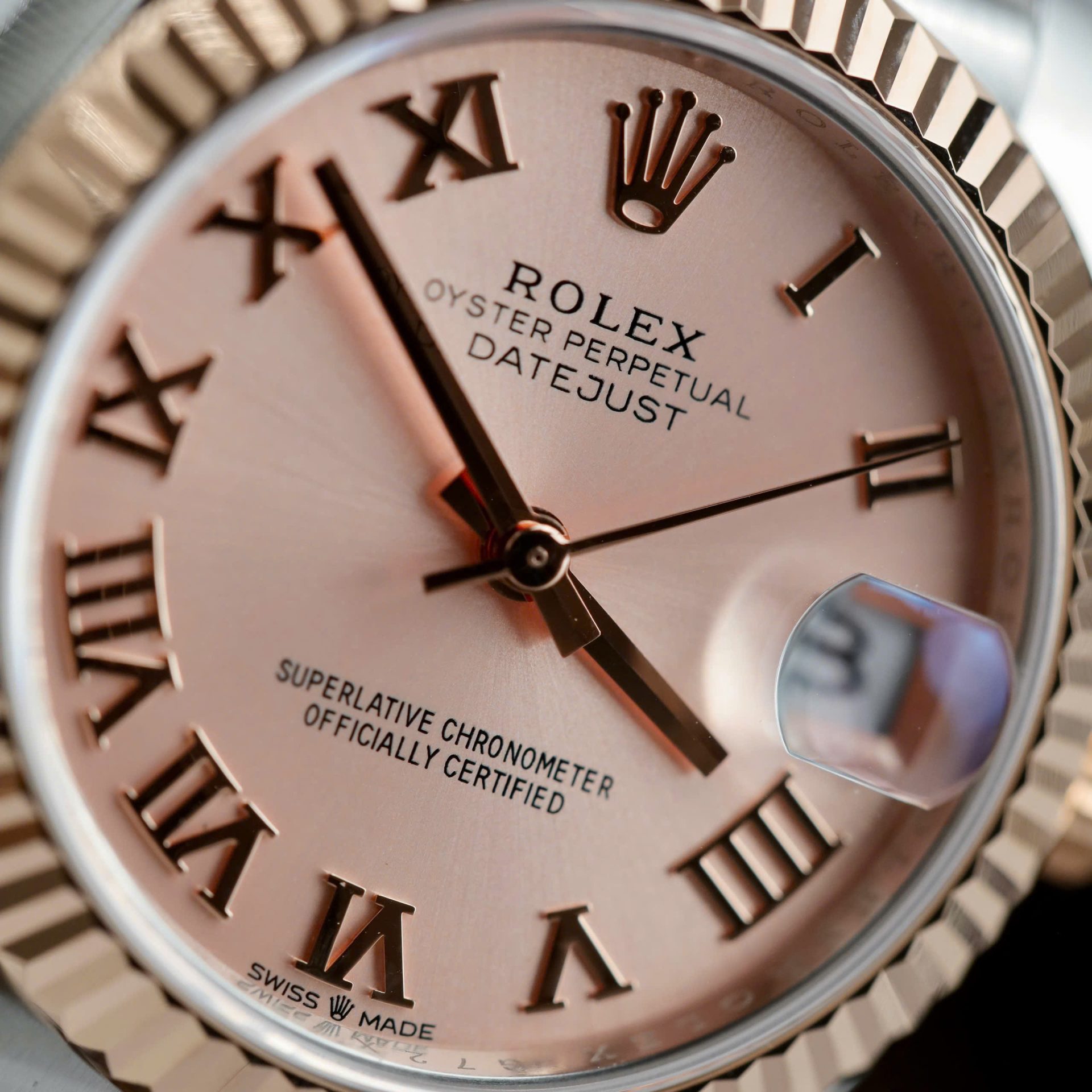 Rolex DateJust Luxury Fake Watches Pink Dial THB Factory 31mm - Top club