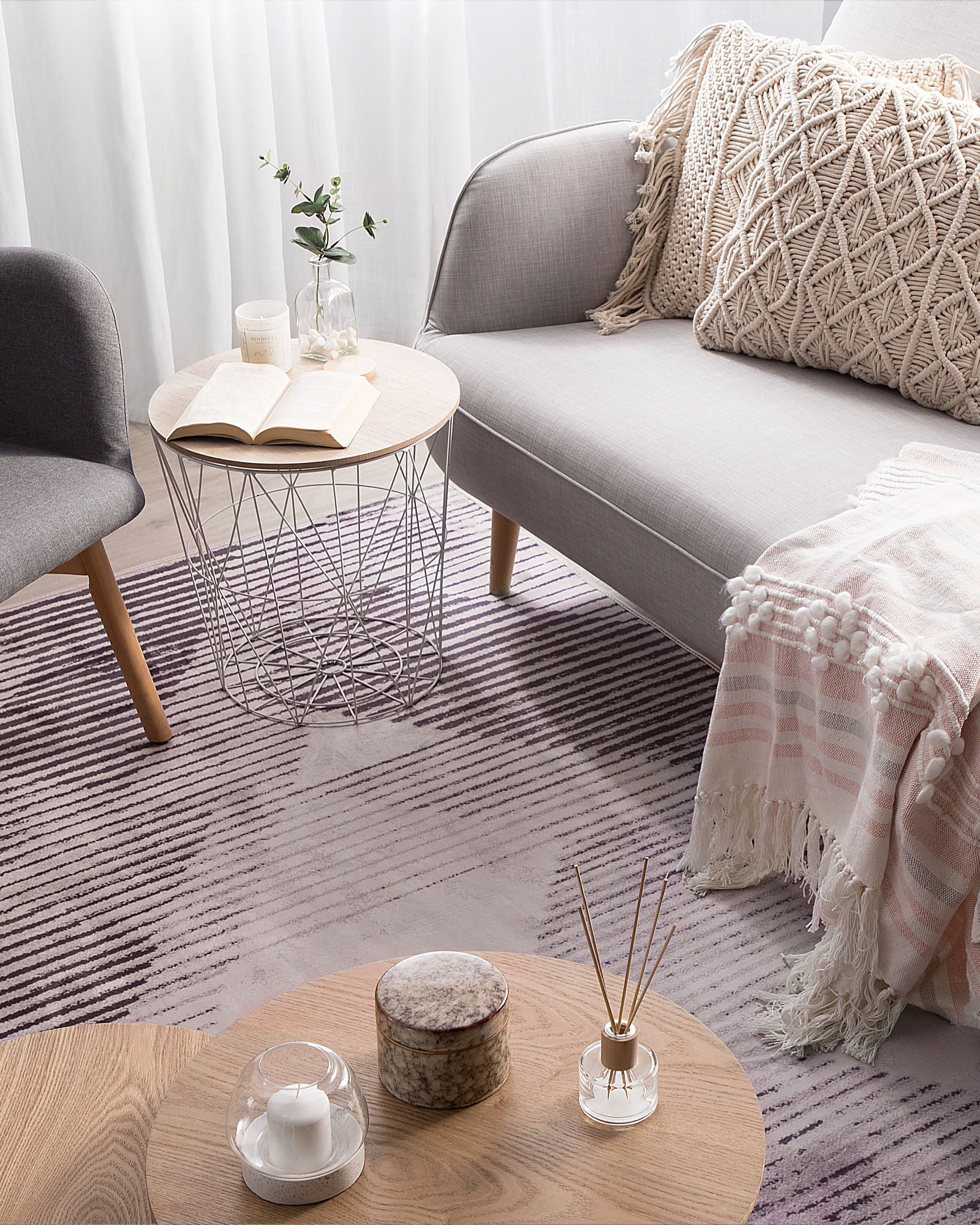Rug KALE Pink 160 x 230 cm