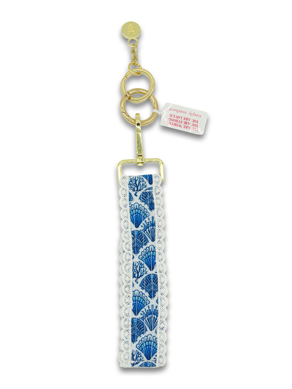 0126-KEYFOB-LACE-SCLPSHL - Simply Southern Outlet