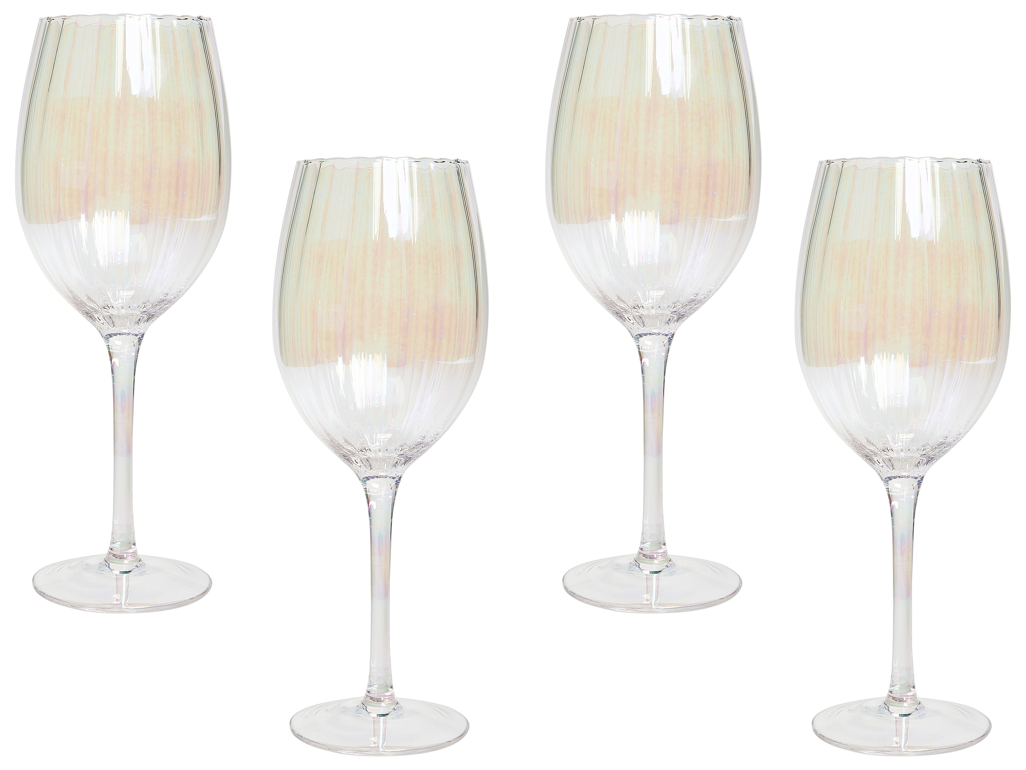 Set of 4 Wine Glasses MORGANITE 530 ml Transparent