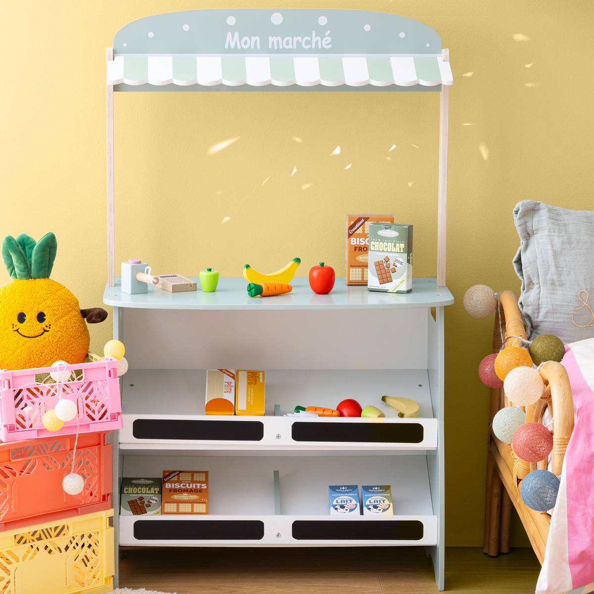 Children's shop "Aksel" Light Green, 60x99 cm