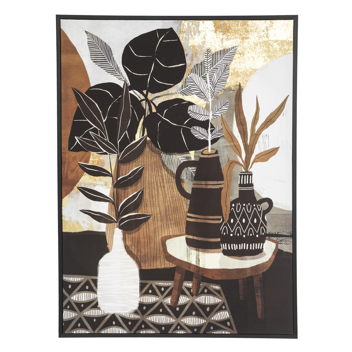 Framed canvas"Plante" 58x78 cm