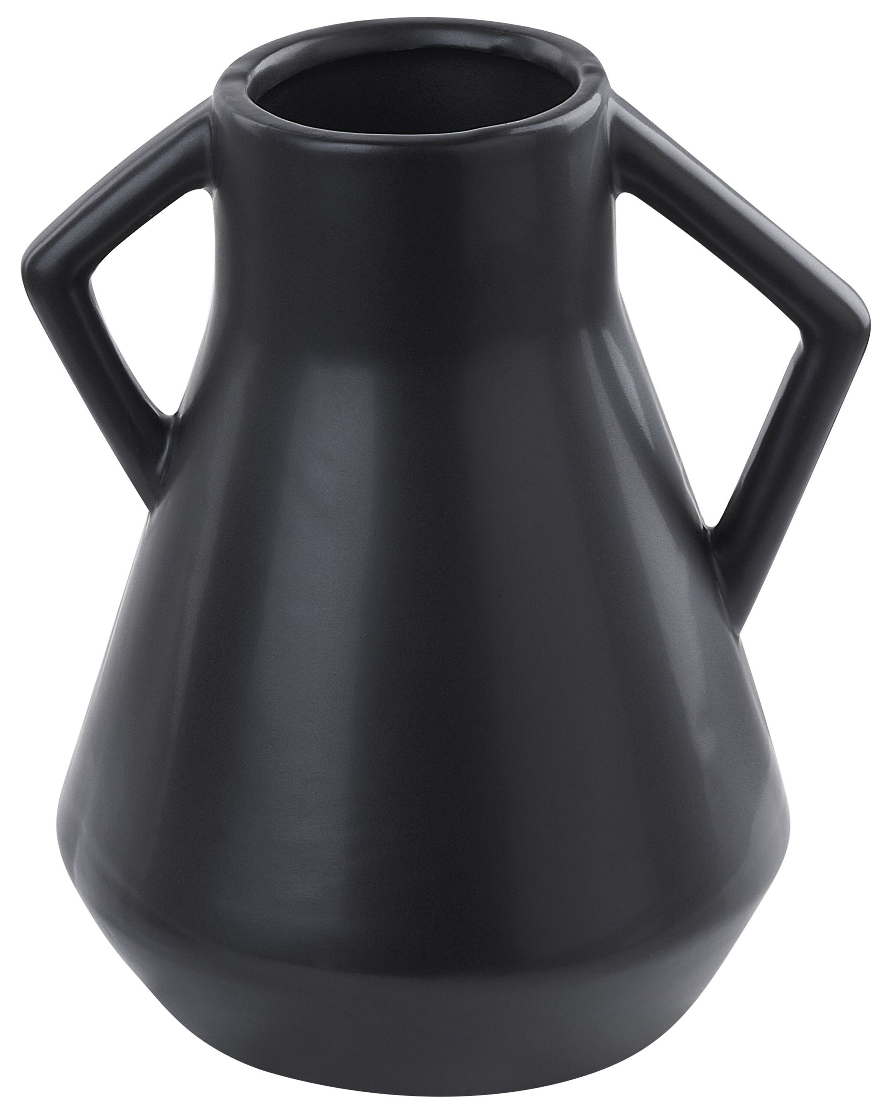 Flower Vase FERMI Ceramic 20 cm Black