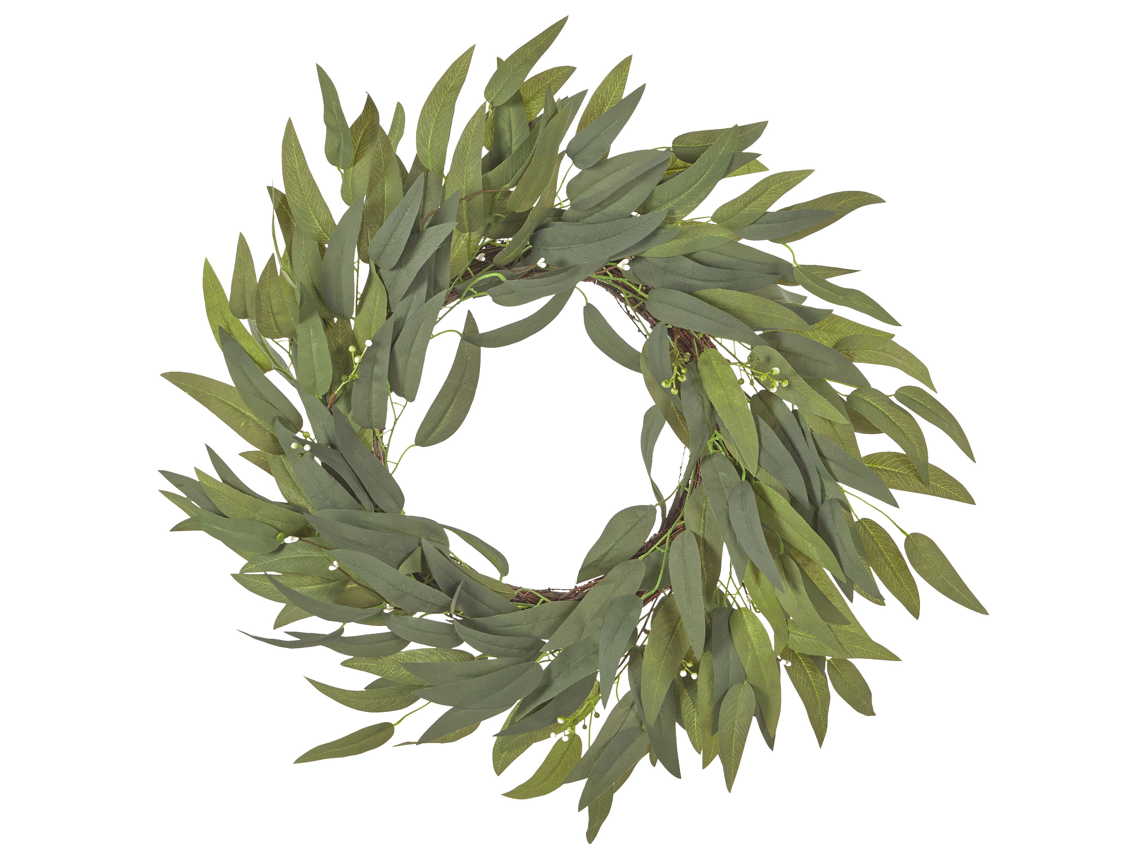 Decorative Wreath GAMRUN 70 cm Green