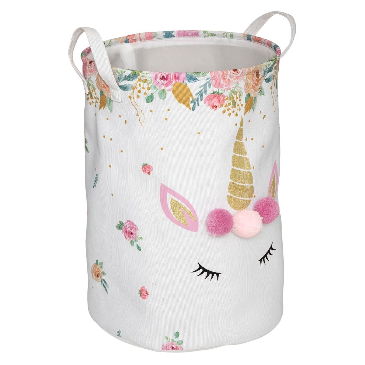Toy bin "Unicorn" Fabric, H.50 cm