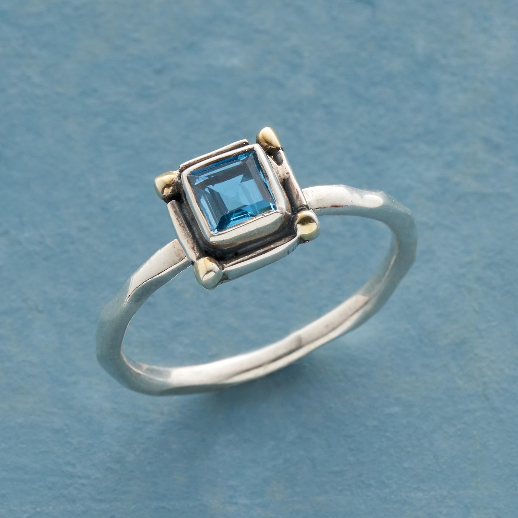 Terraced Topaz Ring - Sundance Clothing