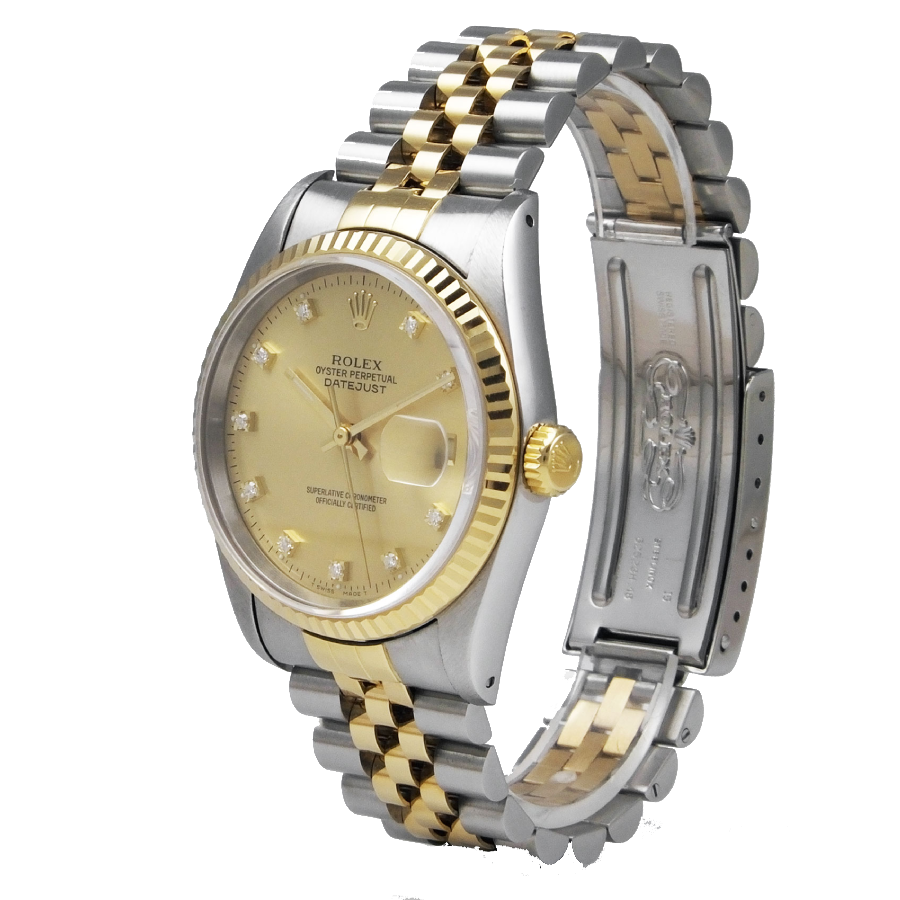 Rolex Day-Date 128238 Yellow Gold With Diamond Dial Replica - Elite Watch Atelier