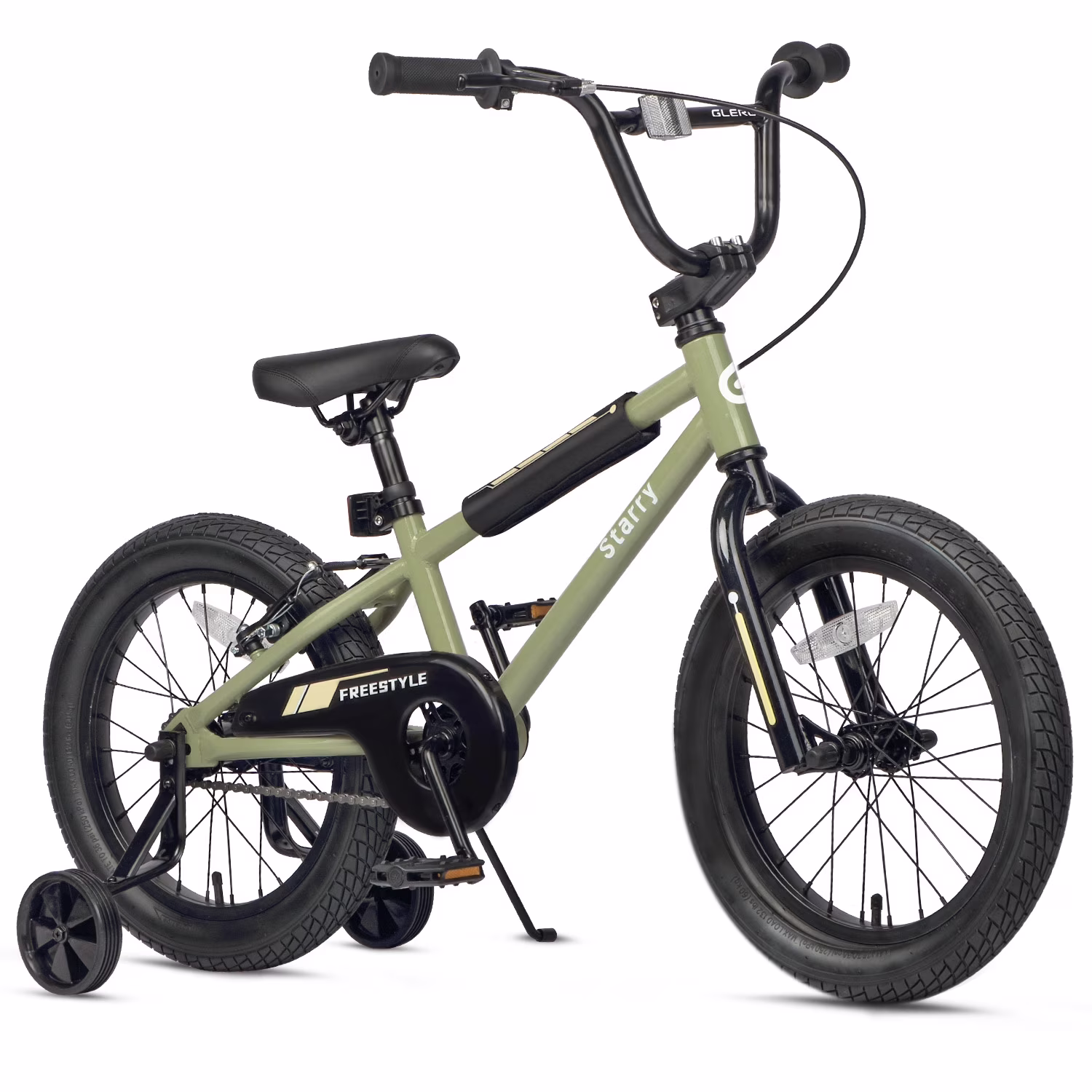 Glerc 14 Inch Little Kids Bike BMX Style Bicycle with Training Wheels Coaster Brake for 3 4 5 Years Old Boys Girls, Blue - Image 11