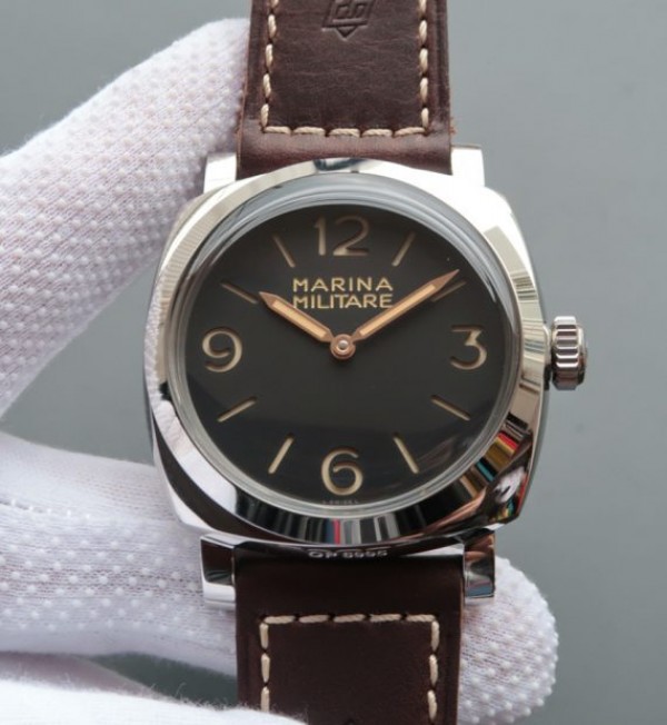 Replica Panerai PAM587 Thick Brown Leather Strap P.3000 Super Clone - Top club