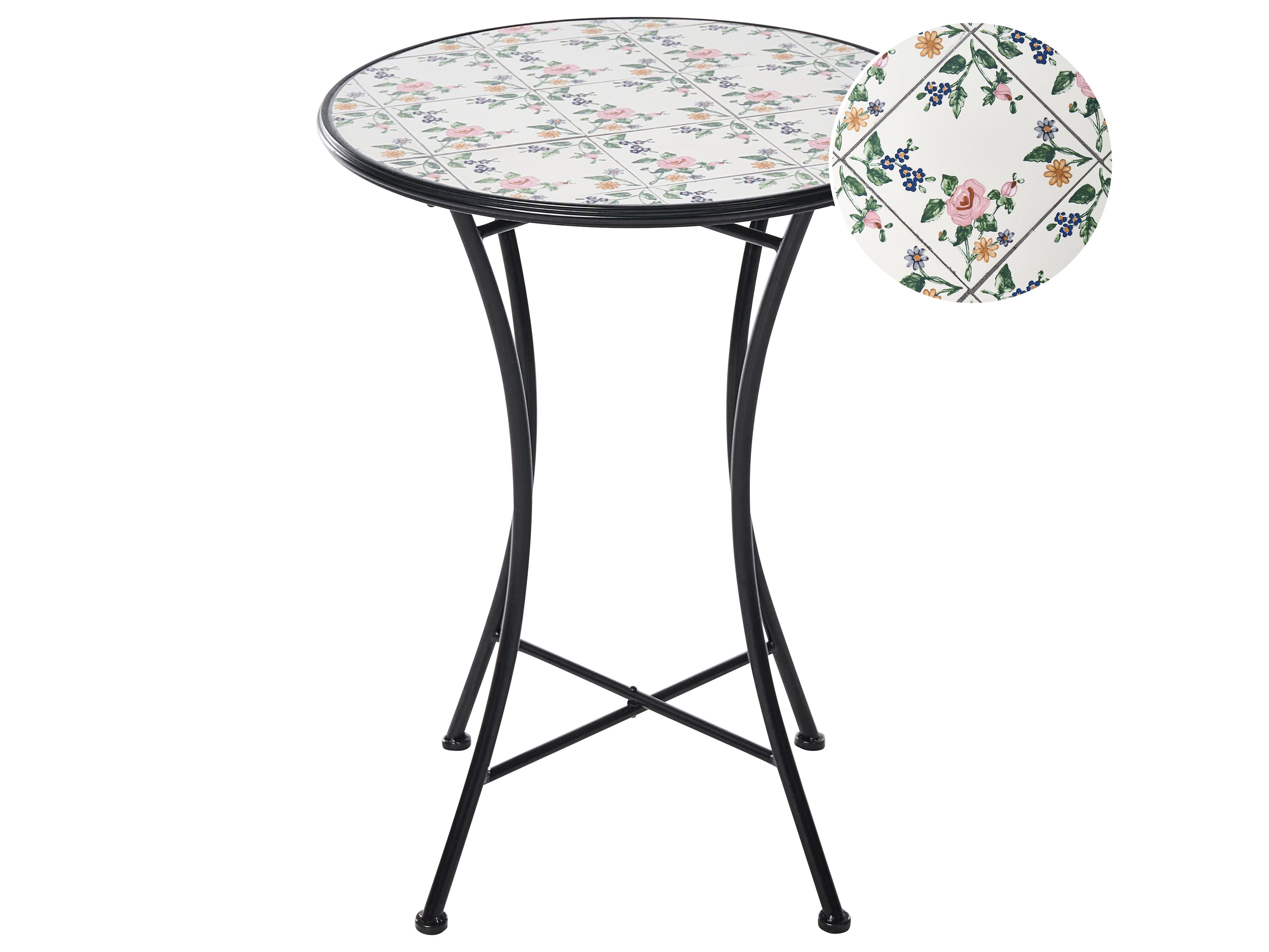 Bistro Table COLLIO 60 cm 60 cm Metal Black