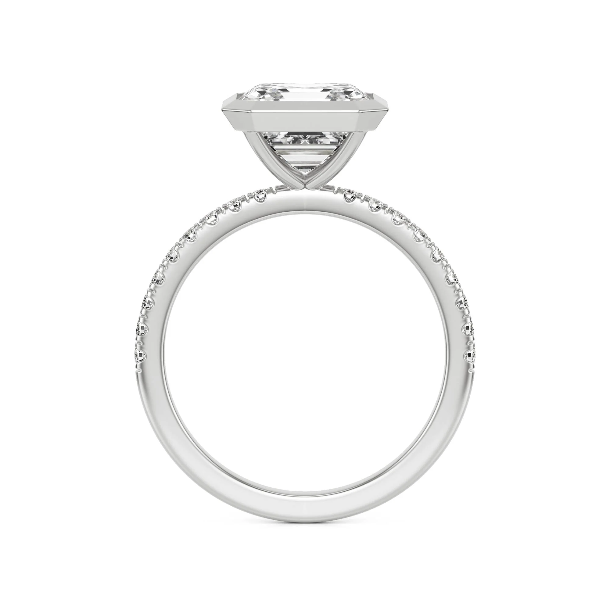 The Asscher Bezel Pavé