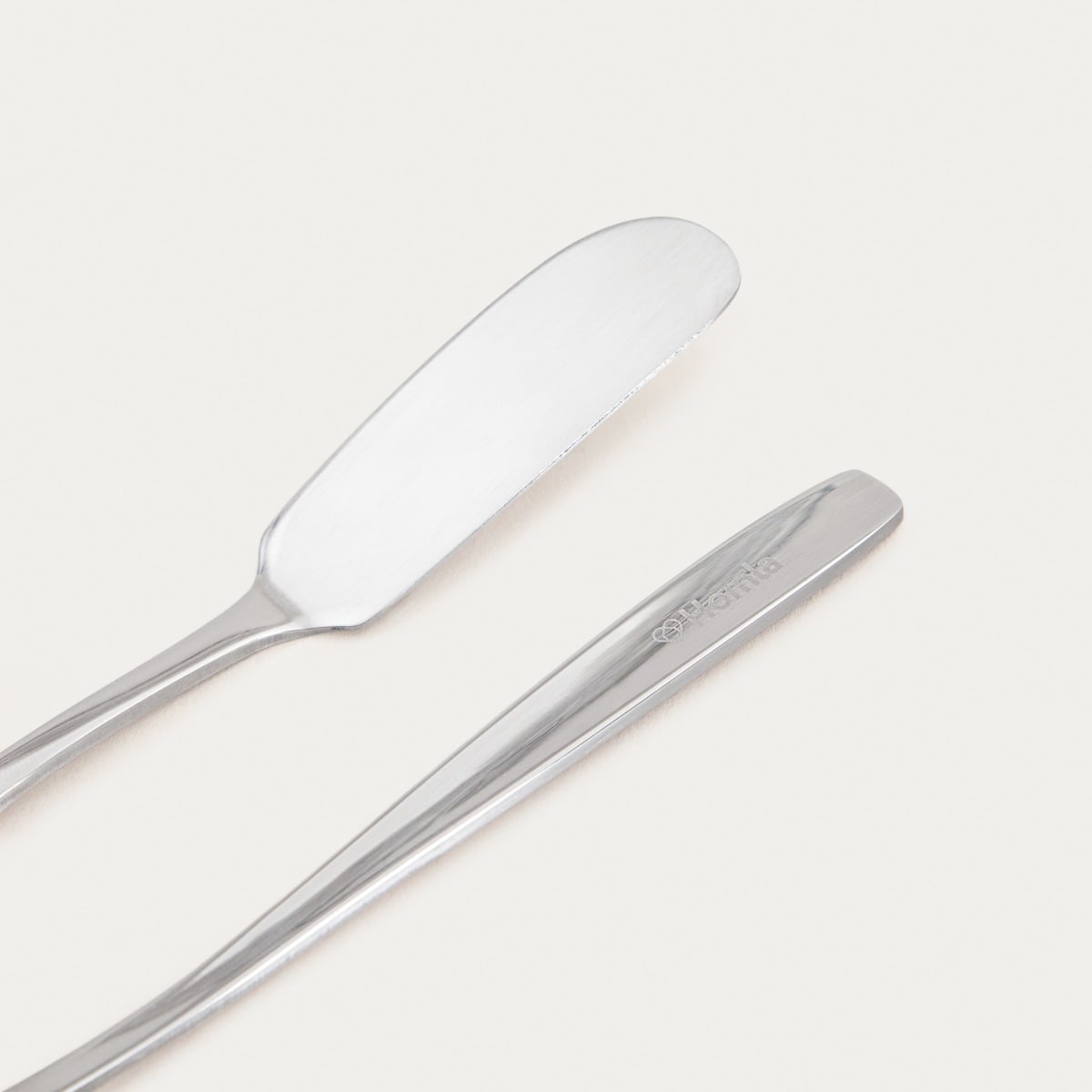 Zestaw nożyków ABELE do masła srebrnych, 17 cm 2 szt.