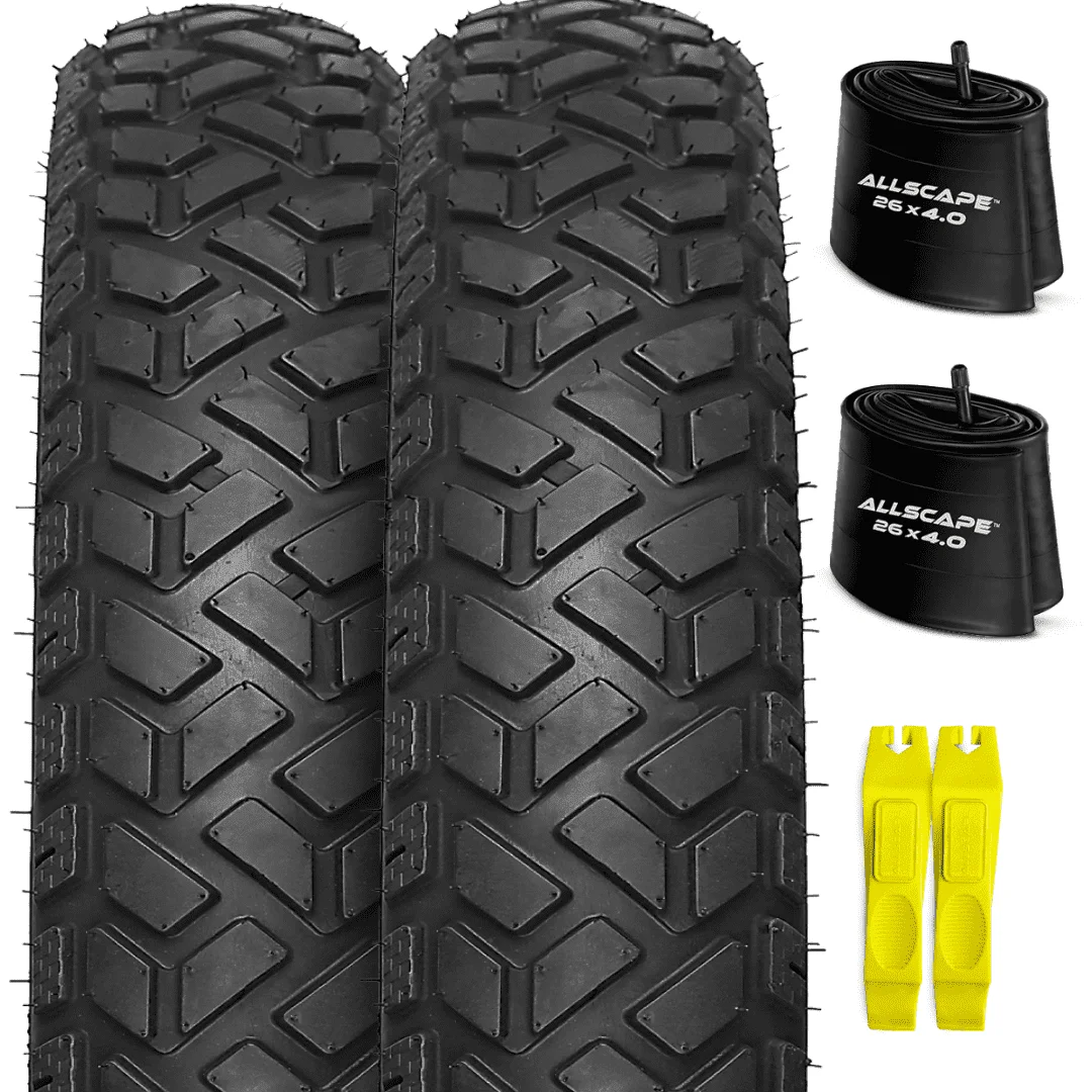 HEB ALLSCAPE Heavy Duty 20x4 Bike Tire + Tube - Includes 2 Tires for Optimal Performance - Image 16
