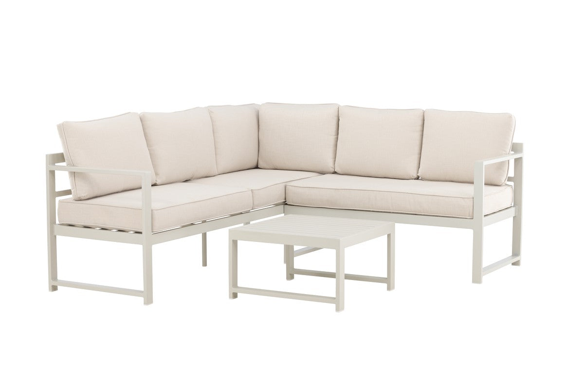 Rebellenclub Iris Hoekloungeset - Creme
