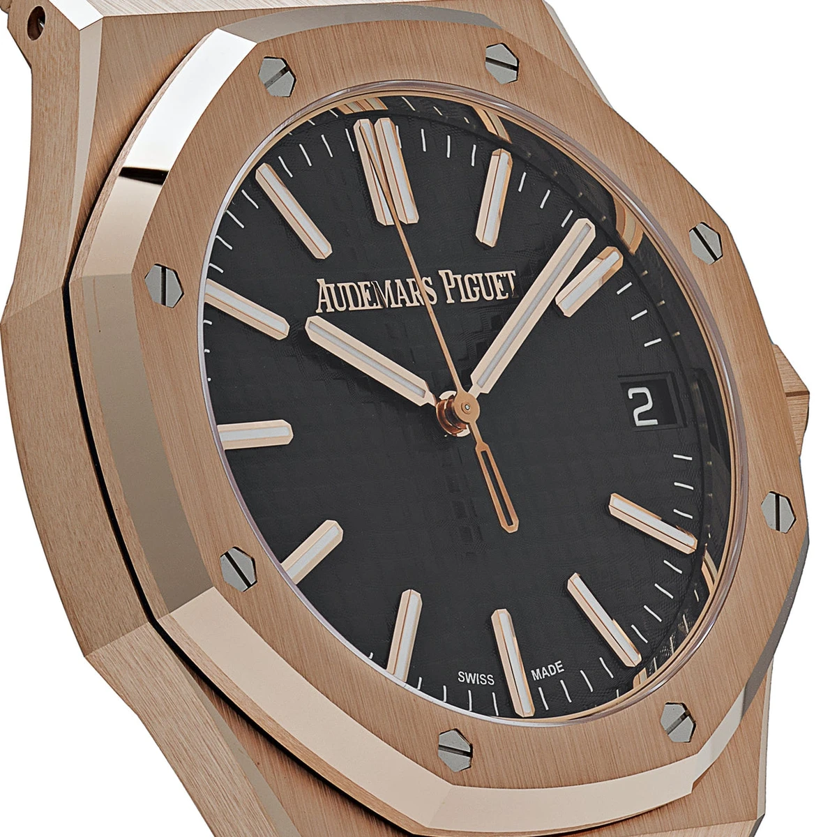 Royal Oak 41 Selfwinding Rose Gold Black Dial(1:1 replica) - Top club
