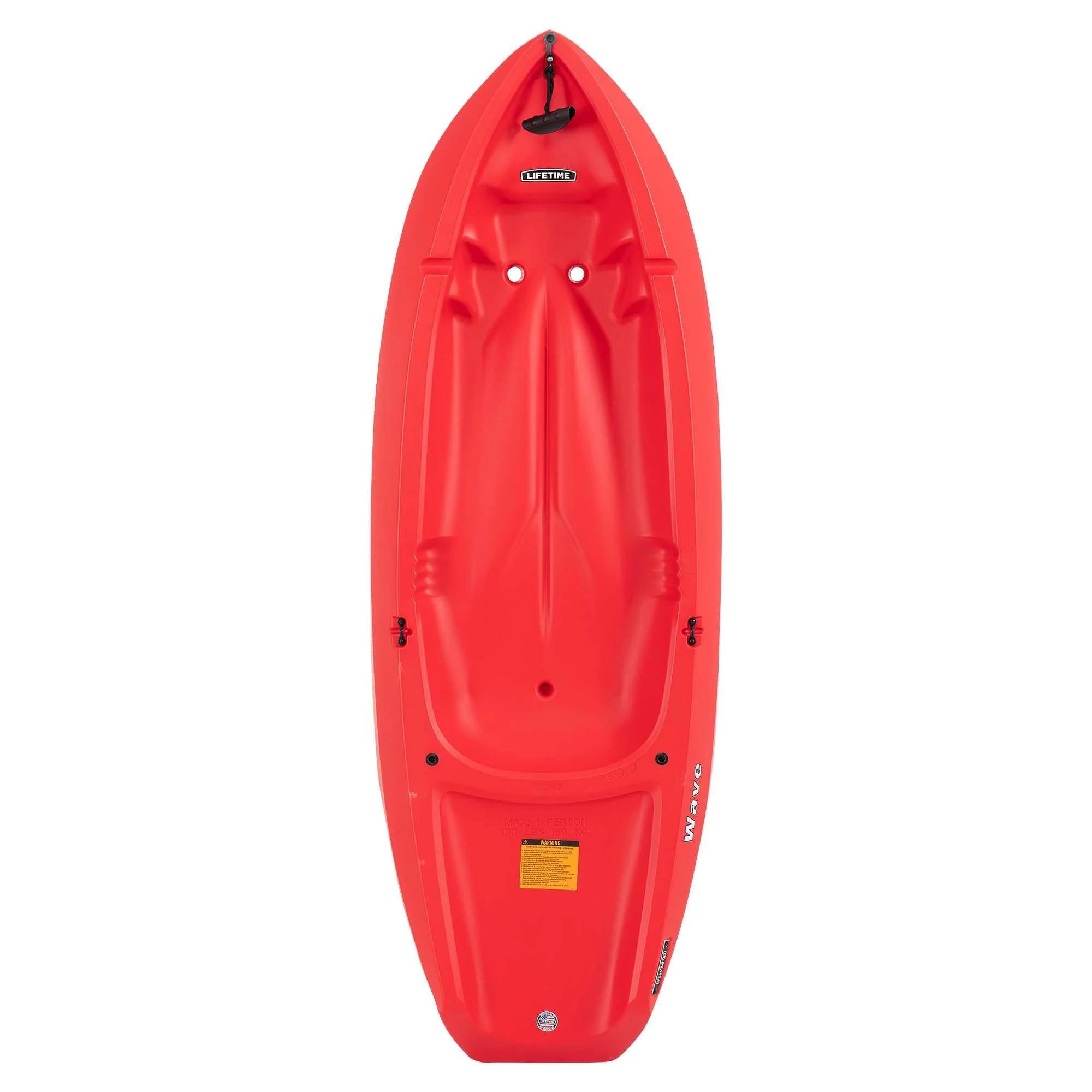 Lifetime Wave 6 ft Youth Kayak, Fire Red (91401) - Image 21
