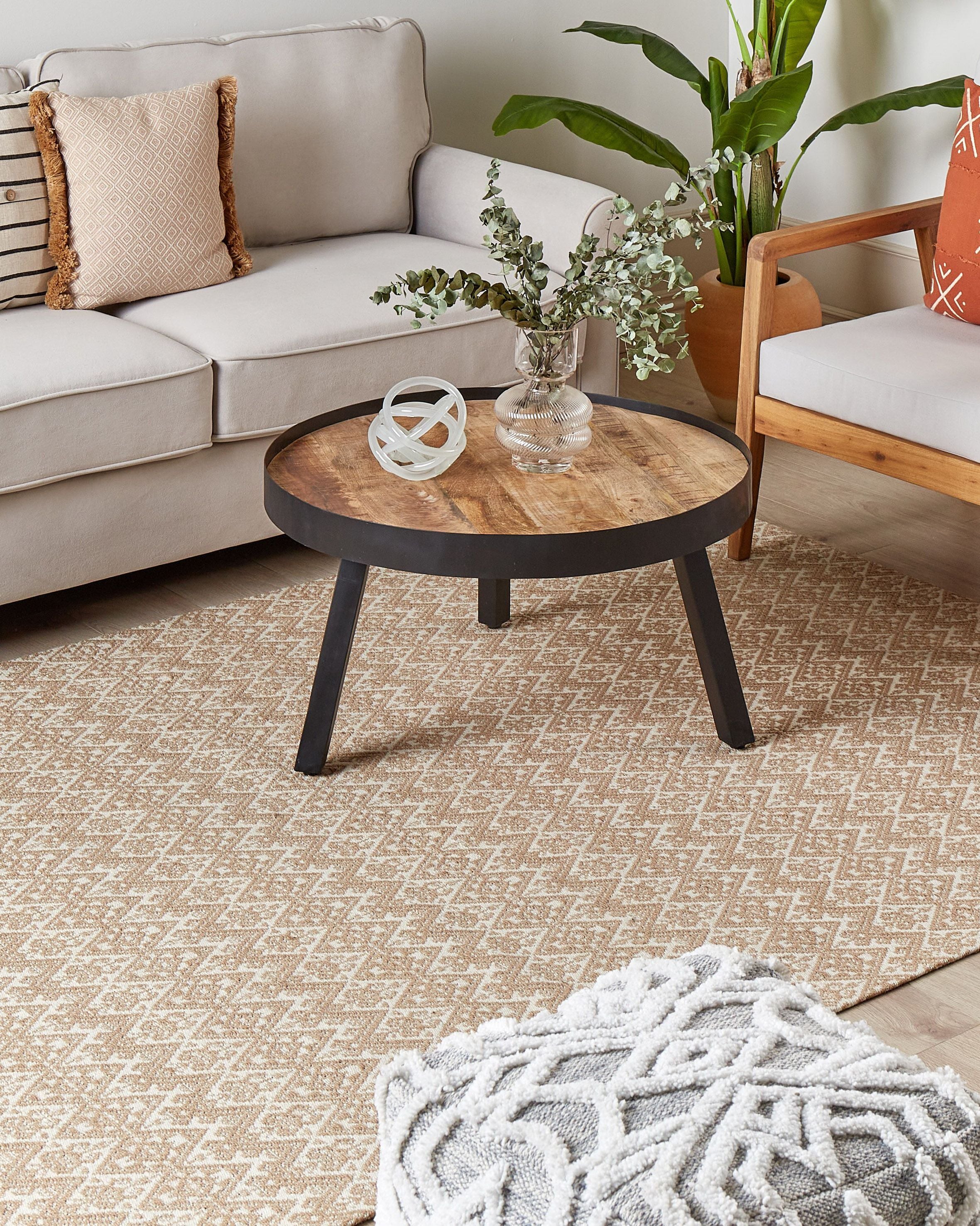 Rug ATIMA Beige 160 x 230 cm Jute