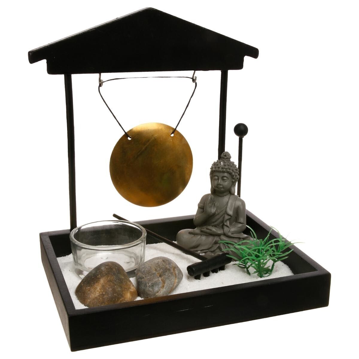 Zen Garden Black, 15x15 cm