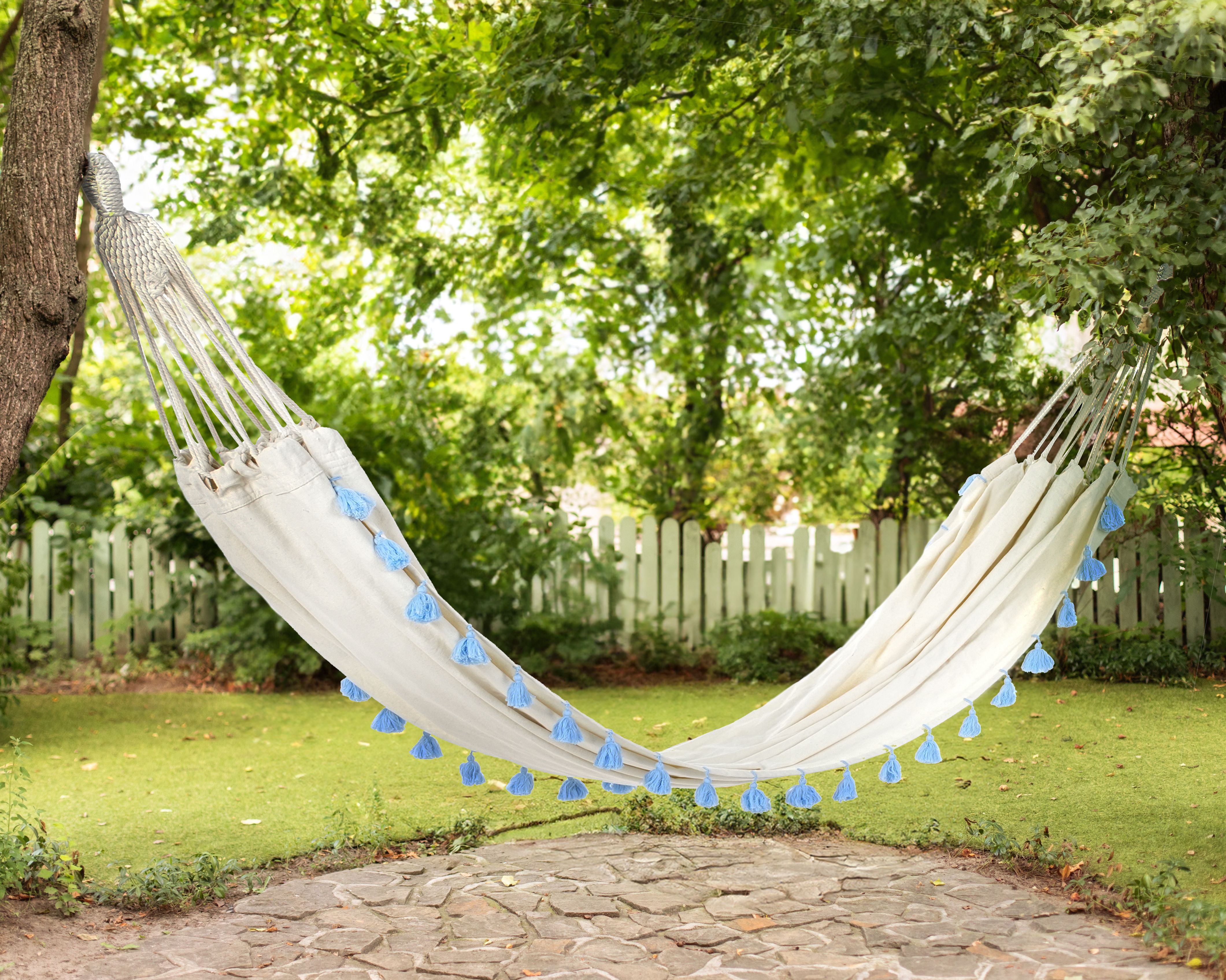 Hammock VERCELLI Cotton Light Blue