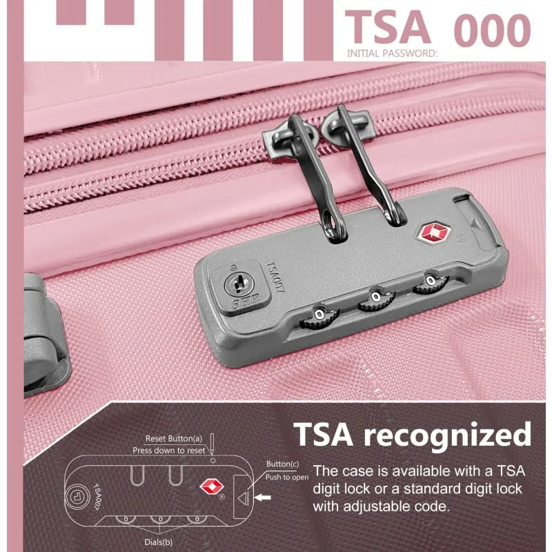 Luggage Sets 6 Piece with Duffel Bags, Hardside Expandable Suitcases with Spinner Wheels TSA Lock, Cream - Image 6