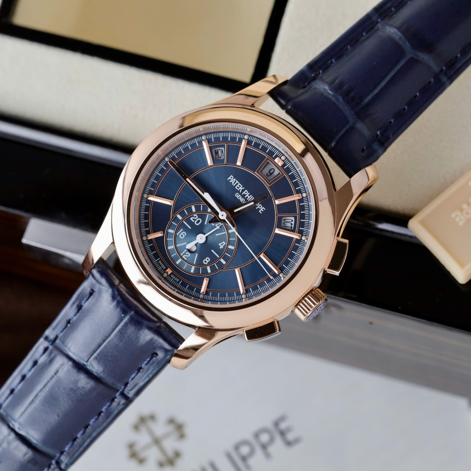 Patek Philippe Complications 5905R Chronograph Best Replicas Blue Dial 41mm - Top club