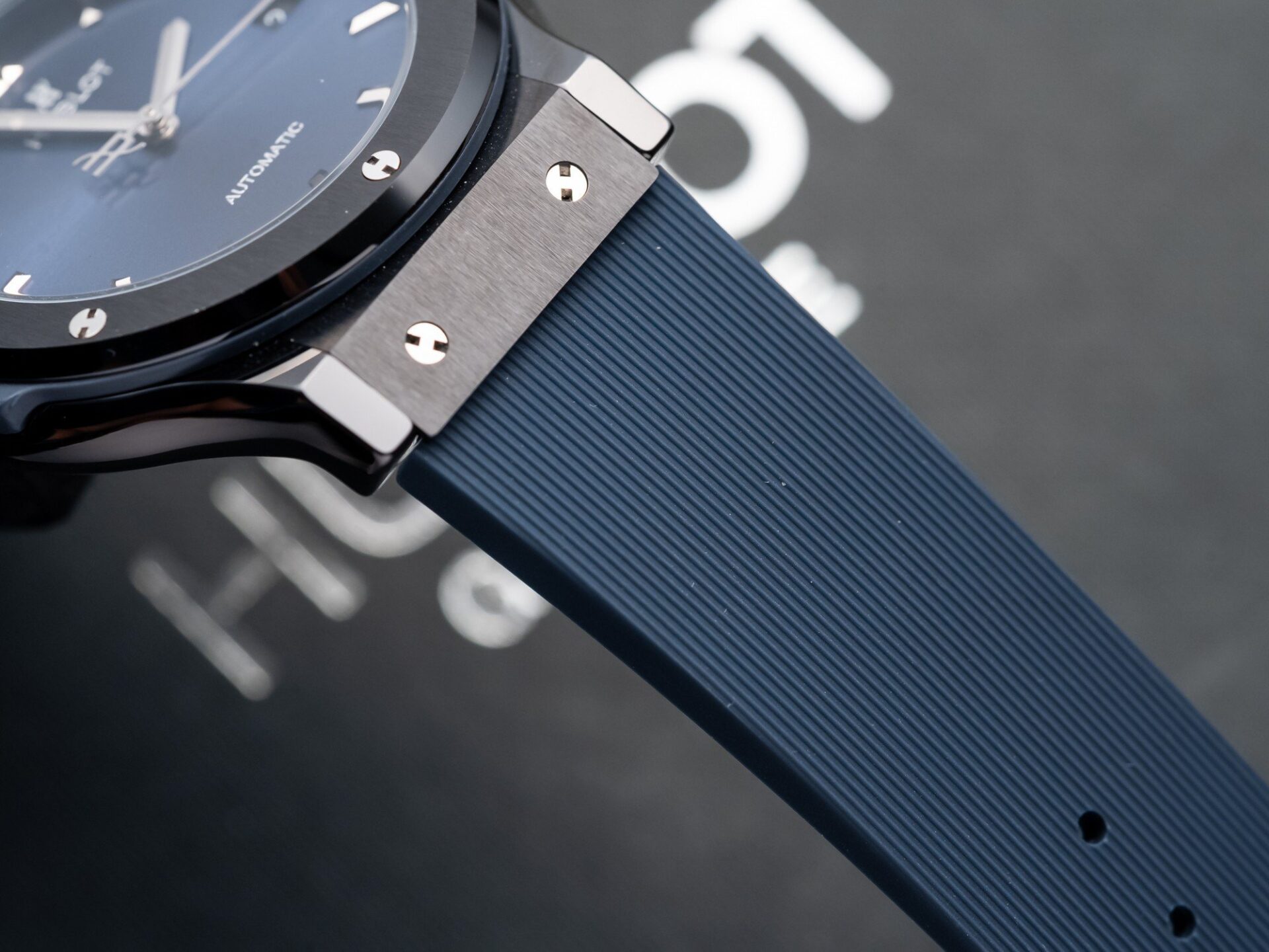 Hublot Classic Fusion Ceramic Blue Dial Rubber Strap GS Factory 42mm - Top club