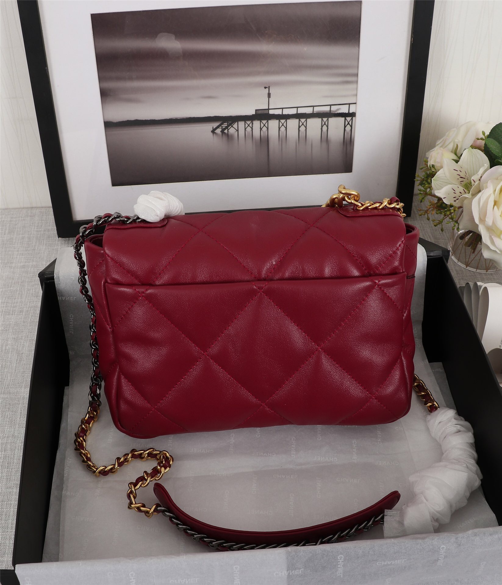Chanel 19 Handbag1:1High-quality replica