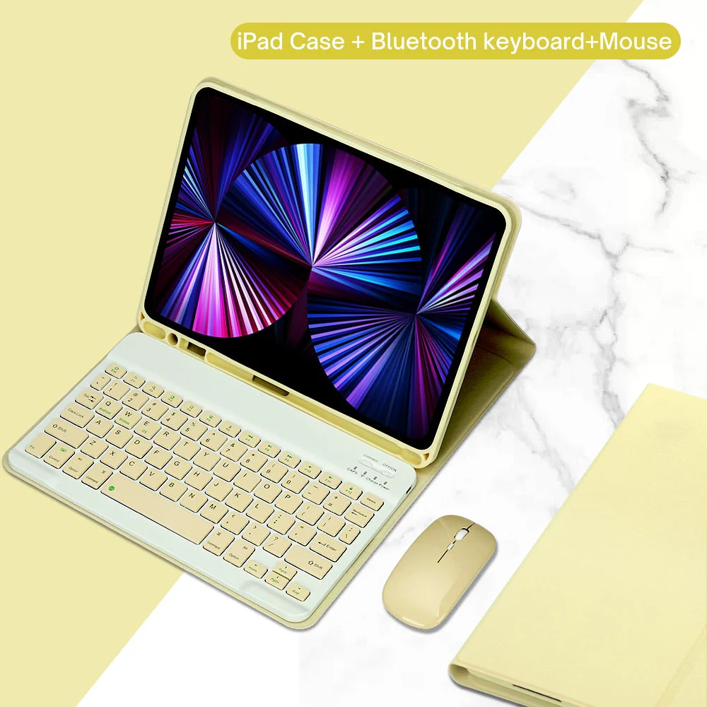 PU Leather iPad Case with Stand and Keyboard - Wholesale & Influencer