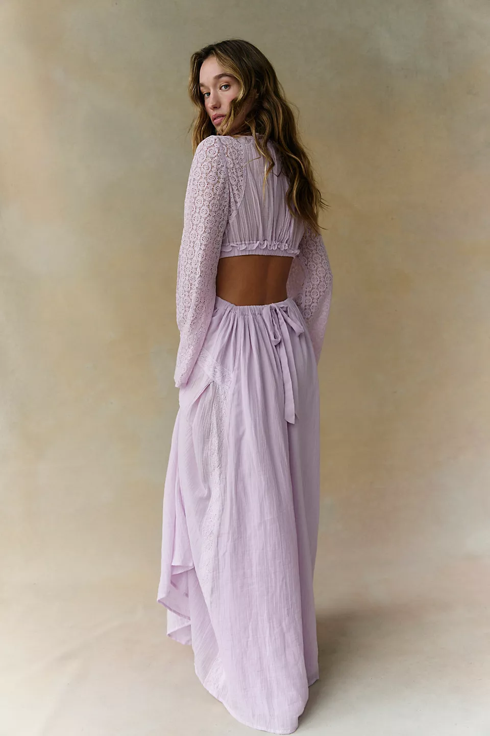 Lacie Maxi Dress-Frost Lavender