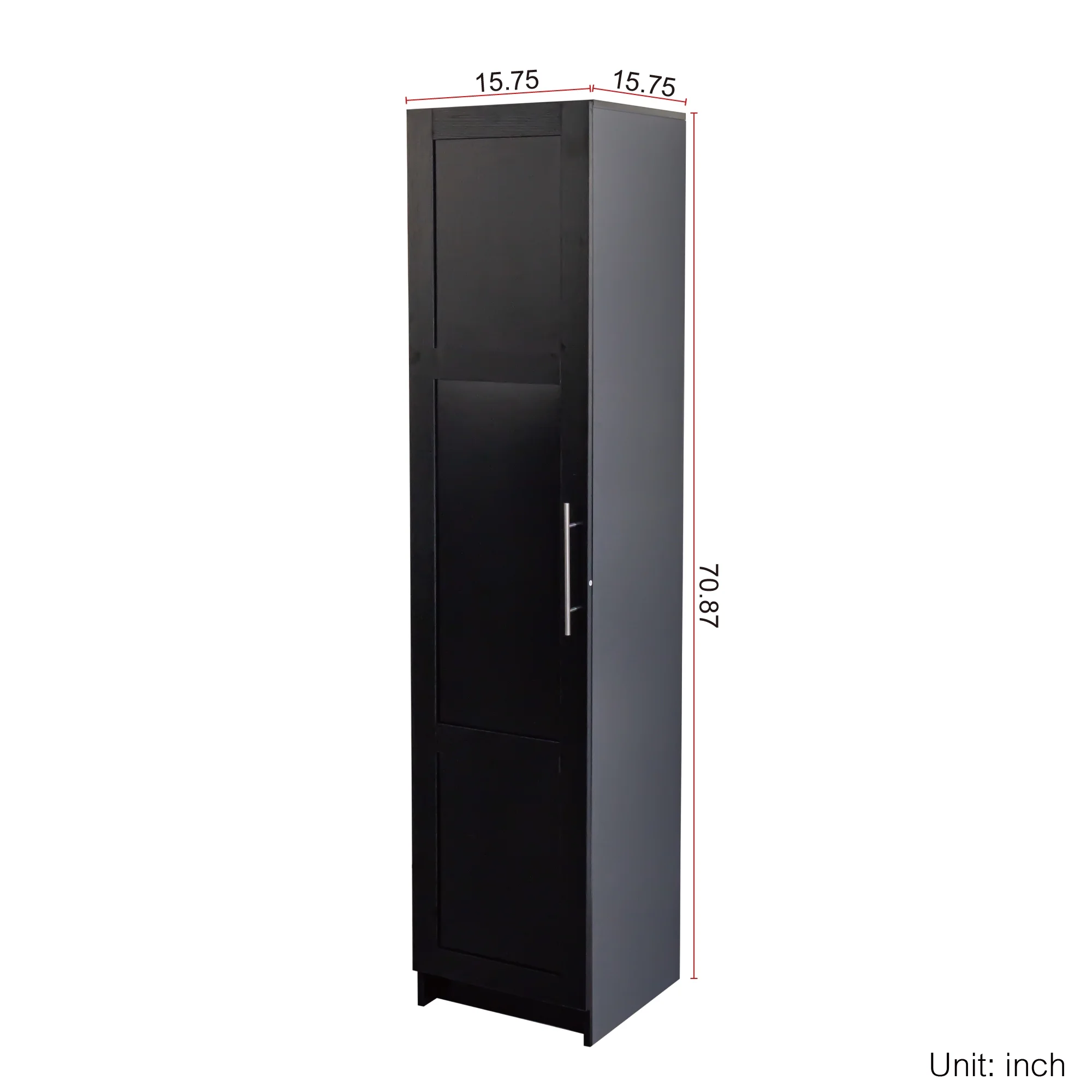 Slim Tall Storage Cabinet,Pantry Cabinet with Doors Shelves Small Space for Kitchen Living Room Bathroom - Image 21