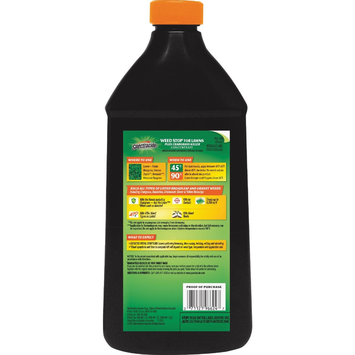 Spectracide Weed Stop For Lawns Plus Crabgrass Killer 40 Oz. Concentrate Weed Killer