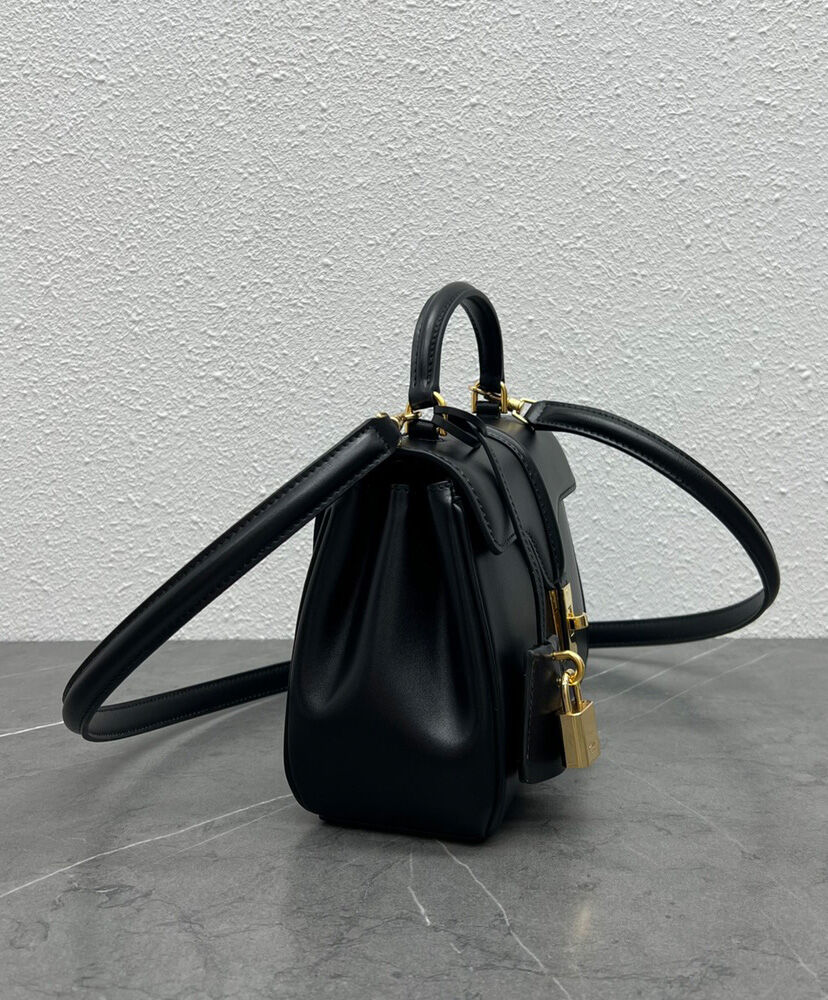Celine Mini 16 In Natural Calfskin Black1:1High-quality replica